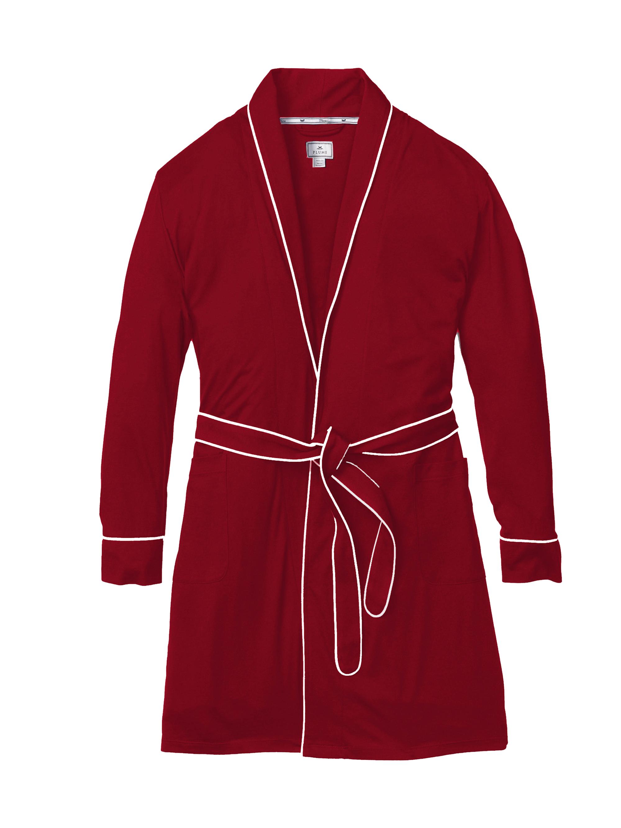 Petite Plume Luxe Pima Robe - Bordeaux