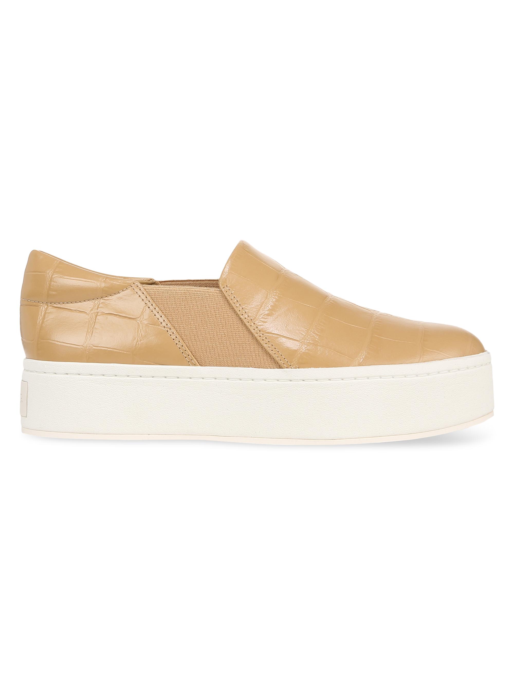 Vince ​Warren Crocodile-Embossed Low-Top Sneakers | Saks  display picture 1