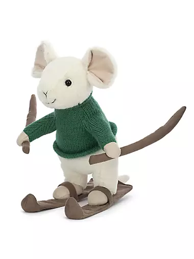 Merry Mouse Skiing Plush Toy