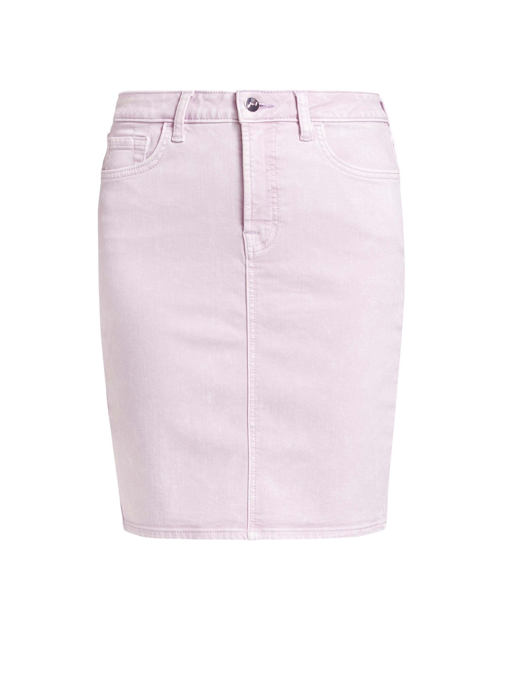 Jen7 Women's Denim Pencil Miniskirt - Wash Orchid Tint