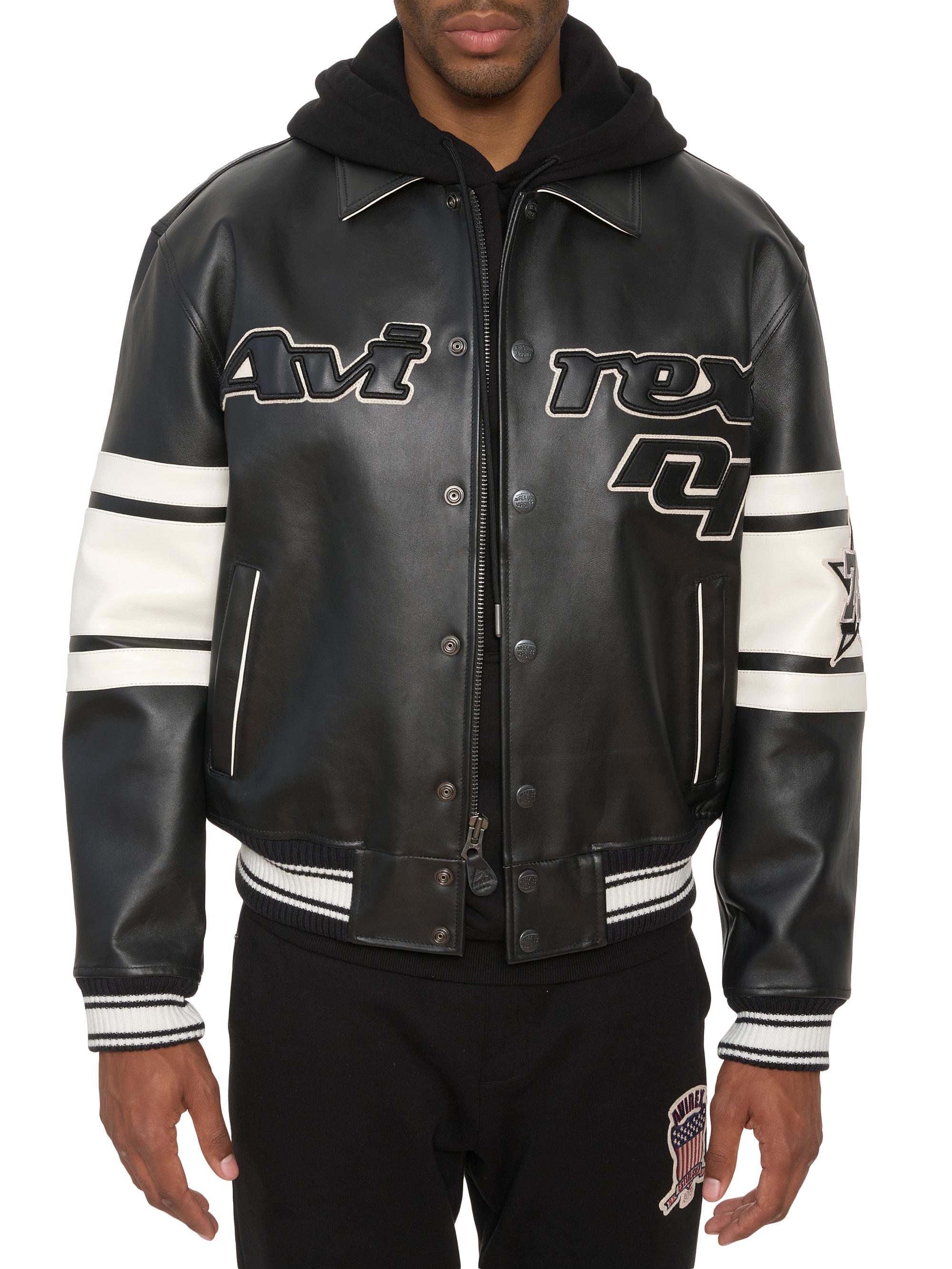 Avirex Brooklyn Leather Jacket | Saks Fifth Avenue