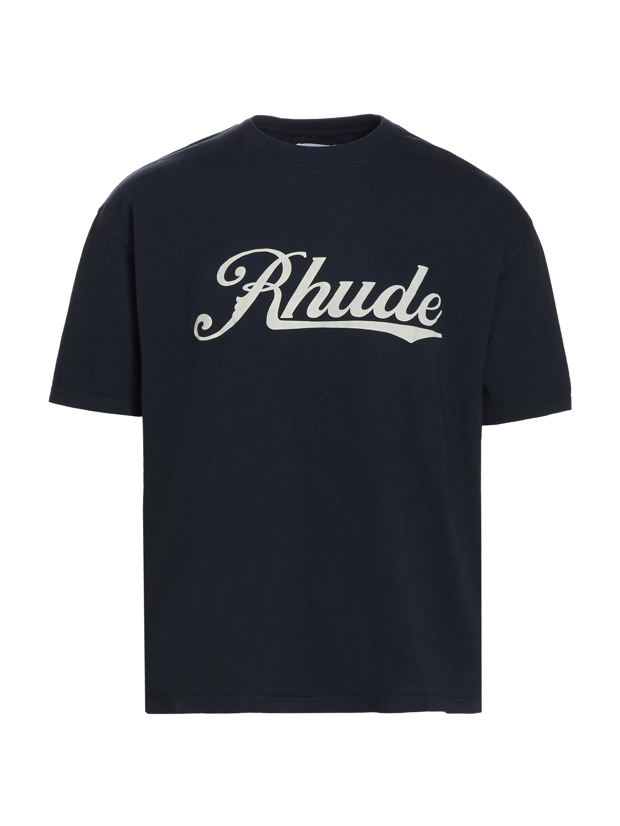 rhude white tee