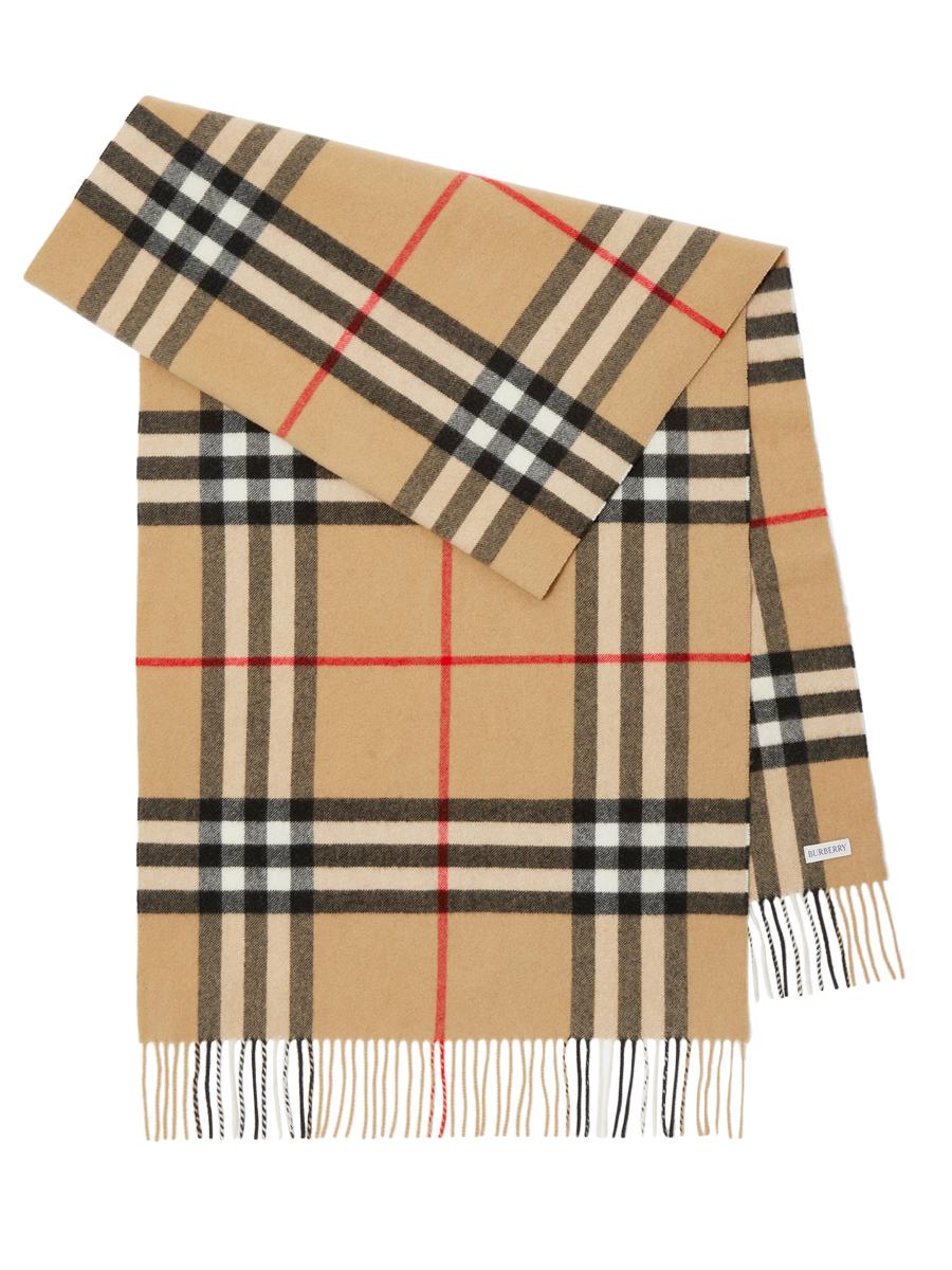 スカーフ Burberry SCARF (8106063 A2021) Burberry Check Cashmere Scarf | Costco