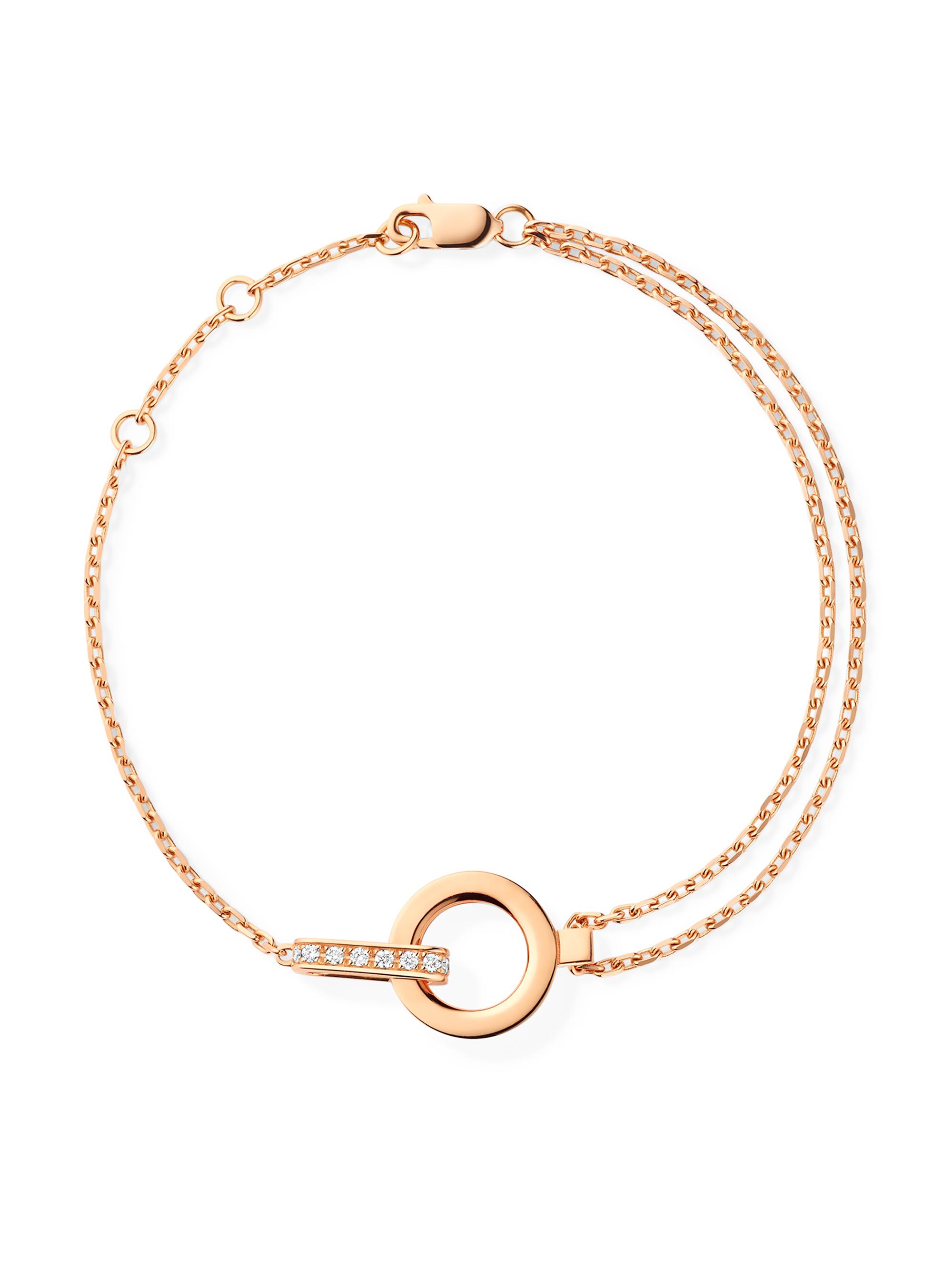 Repossi Women's Berbere Module 18K Rose Gold & 0.08 TCW Diamond Bracelet - Rose Gold