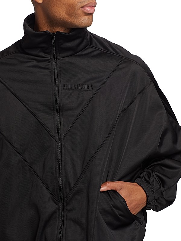 Shop Willy Chavarria Buffalo Relaxed-Fit Track Jacket | Saks Shop Willy Chavarria Buffalo Relaxed-Fit Track Jacket | Saks