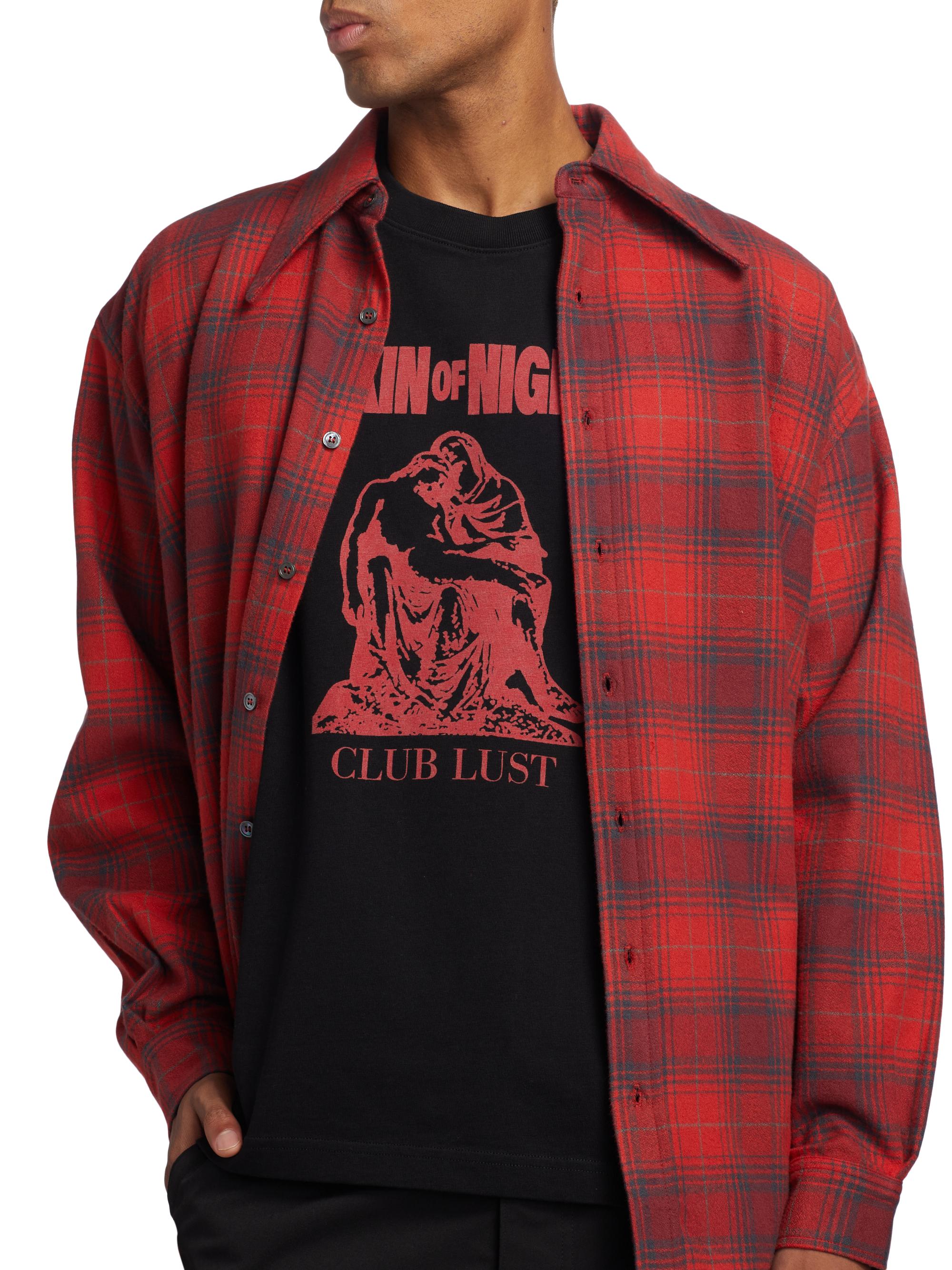 Willy Chavarria Big Willy Plaid Relaxed-Fit Shirt | Saks Fifth Avenue
