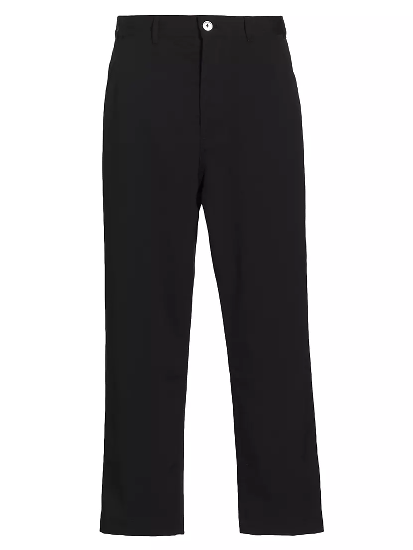 VILA VISTACIE RASHA 7/8 STRAIGHT PANTS - Trousers - black 