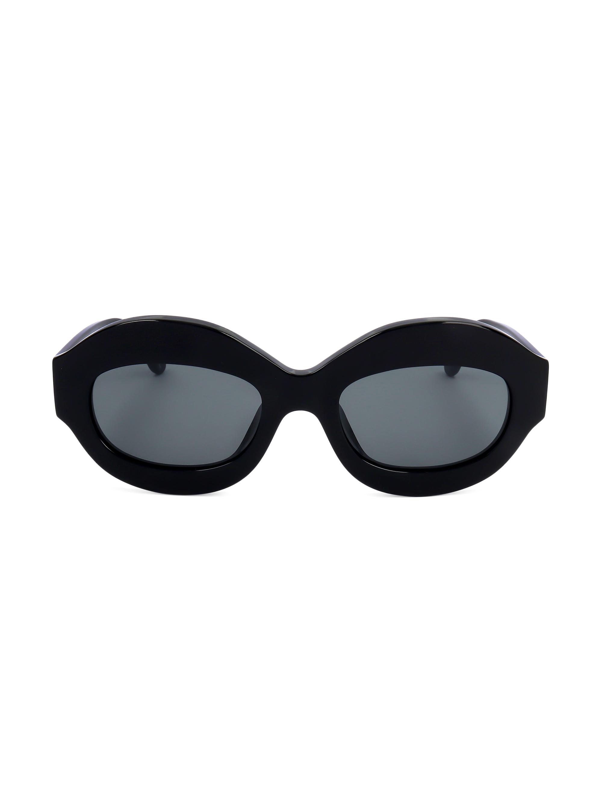 Marni Women's Ik Kil Cenote 54MM Round Sunglasses - Black