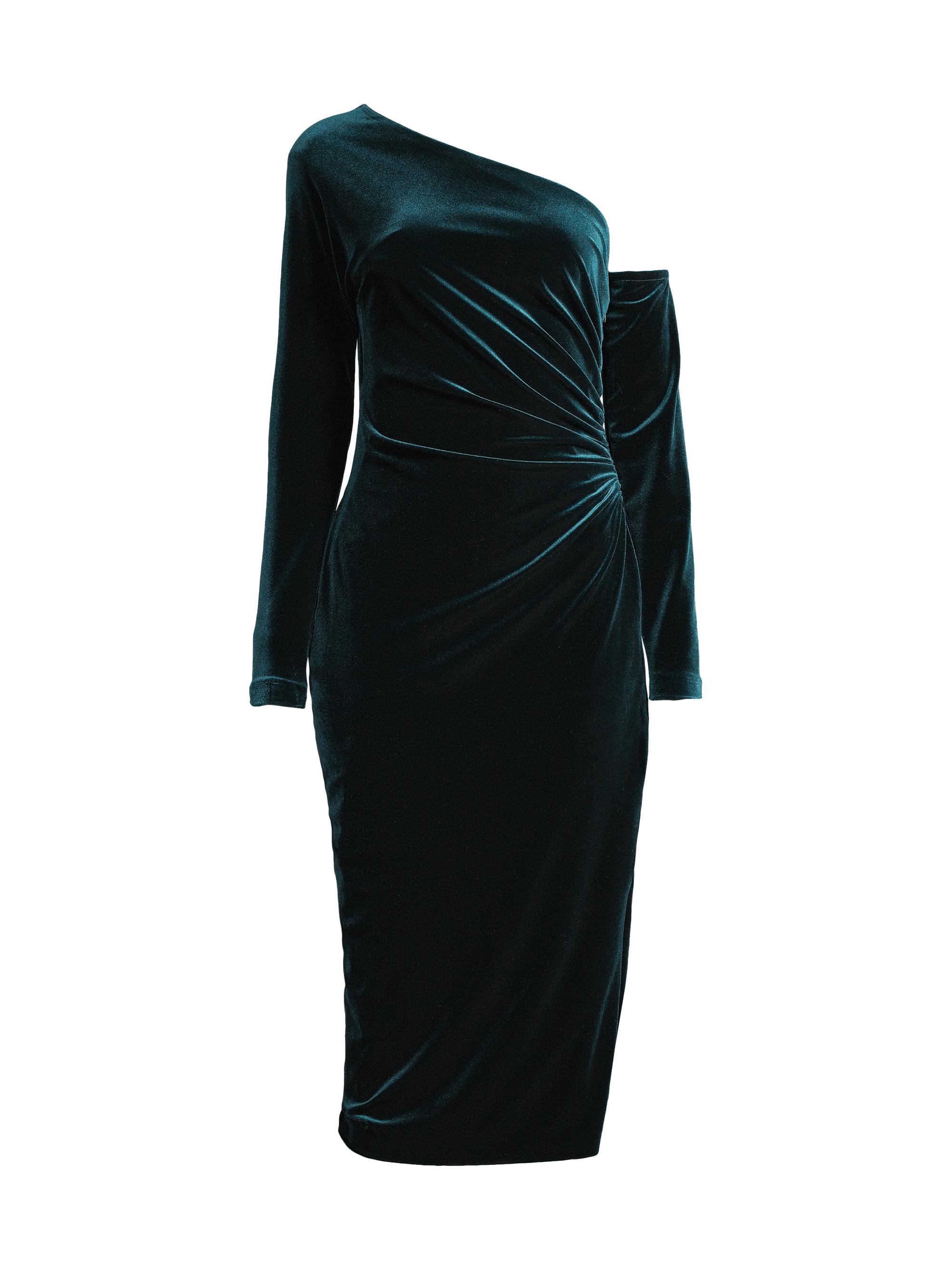 donna karan women's asymmetric-neck double-breasted dress A Line Lace Bridal Dress Tulle Sleeves Glamorous