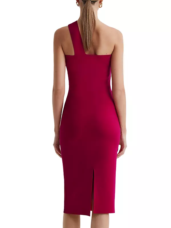 Shop Reiss Lola One-Shoulder Sheath Dress | Saks Fifth Avenue