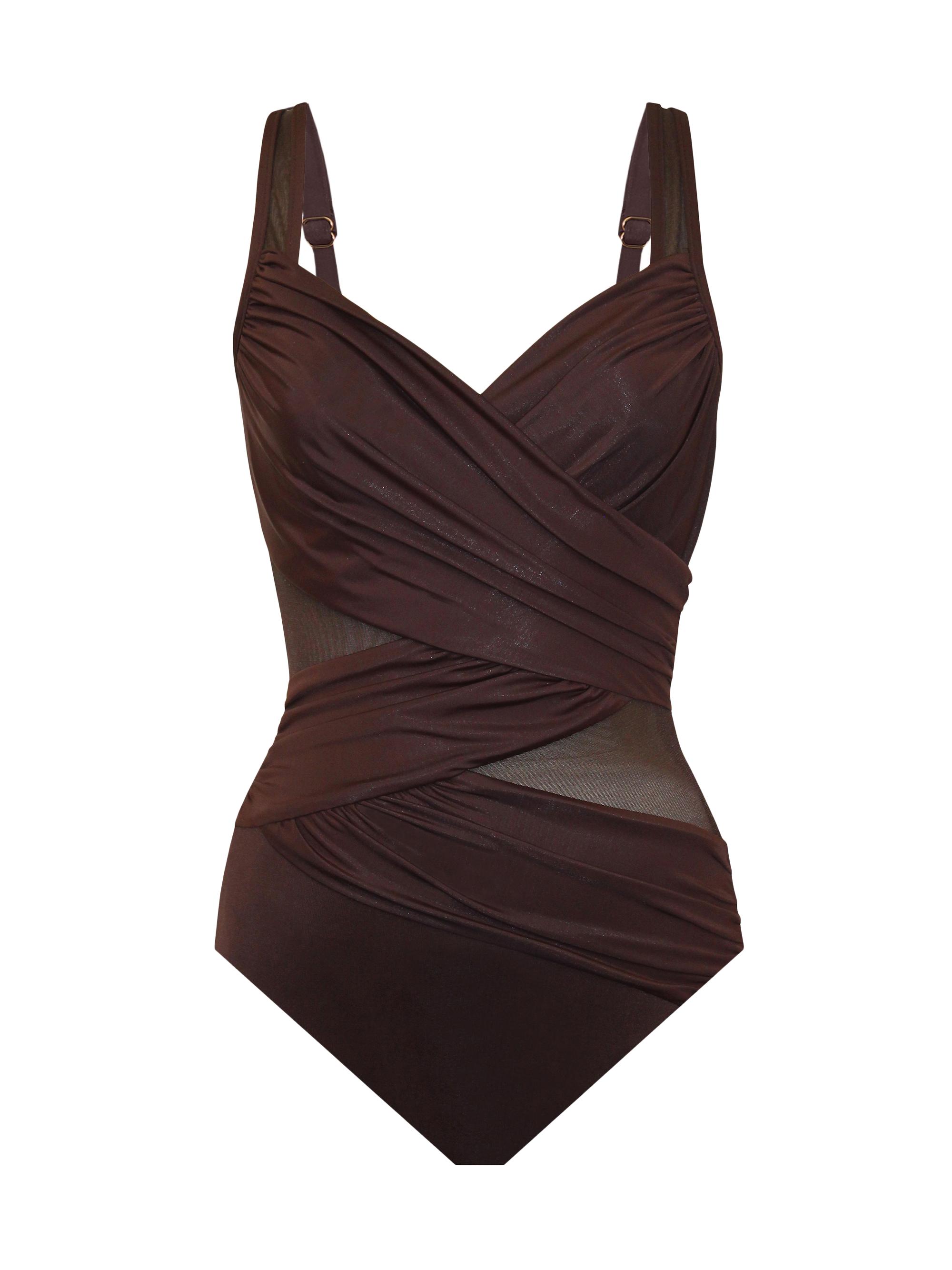 Miraclesuit Swim Women's Network One-Piece Swimsuit - Sumatra Brown