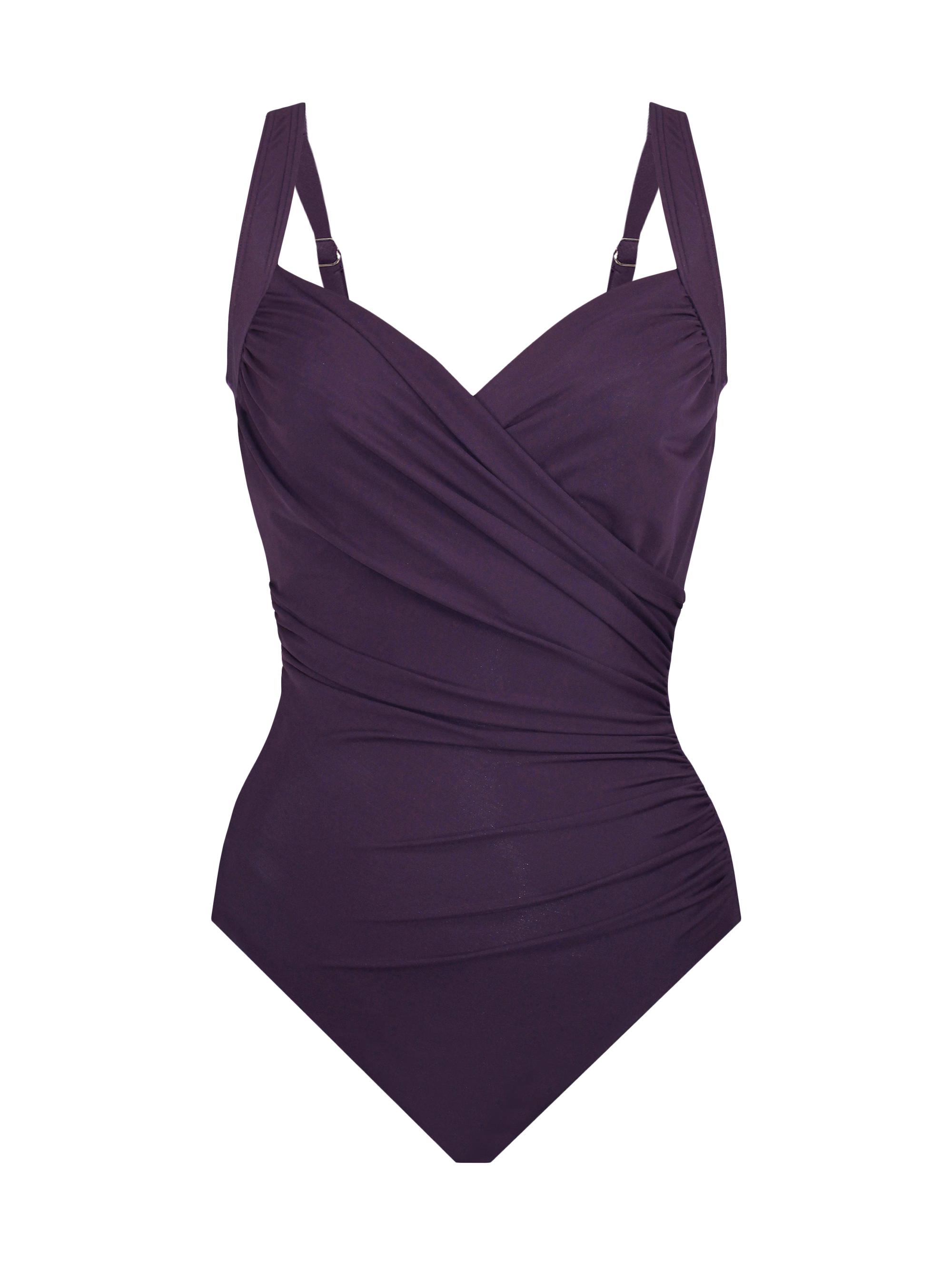 Miraclesuit Swim Women's Sanibel One-Piece Swimsuit - Sangria Purple