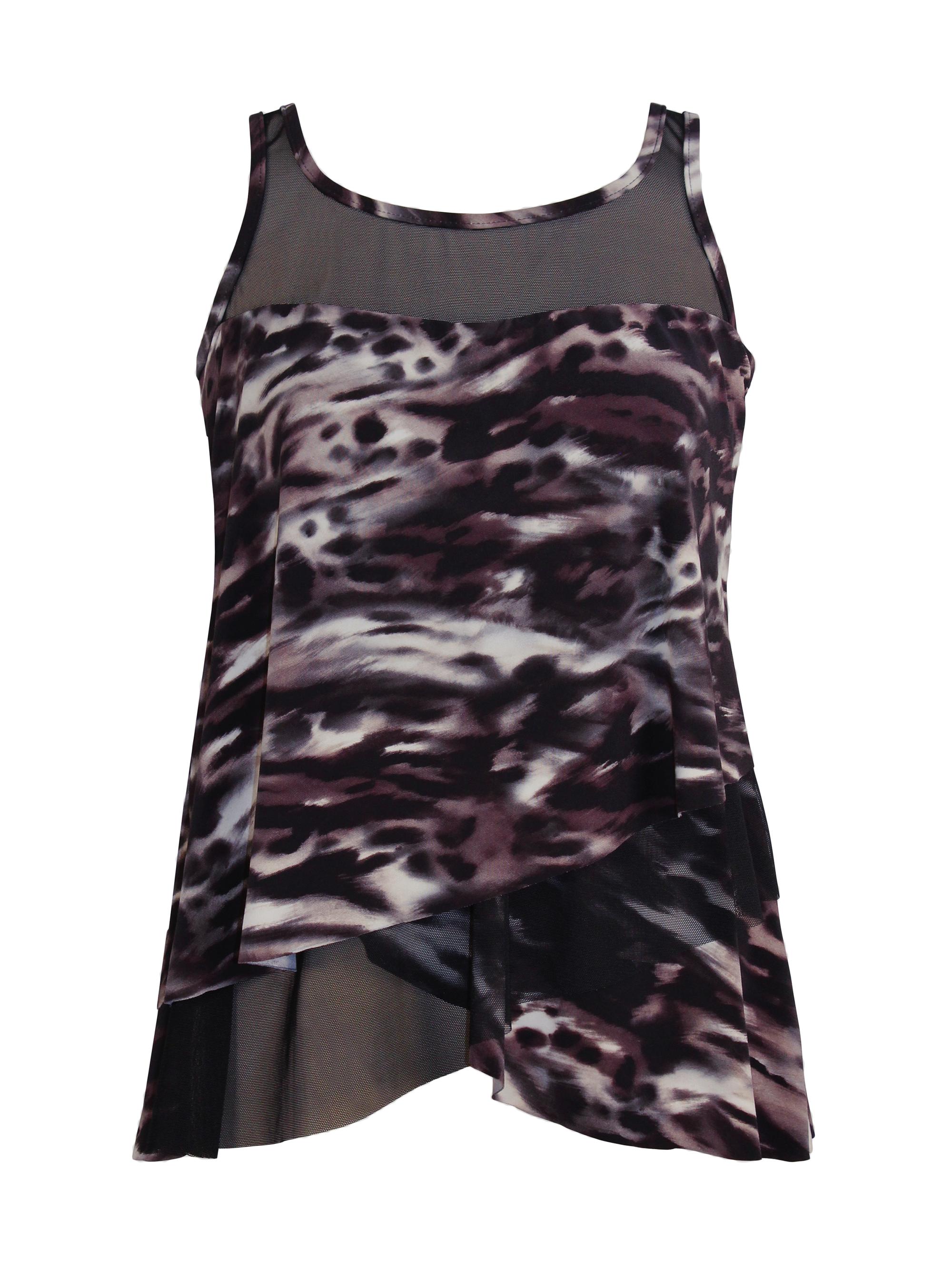 Miraclesuit Swim Women's Tempest DD-Cup One-Piece Swimsuit - Black Brown