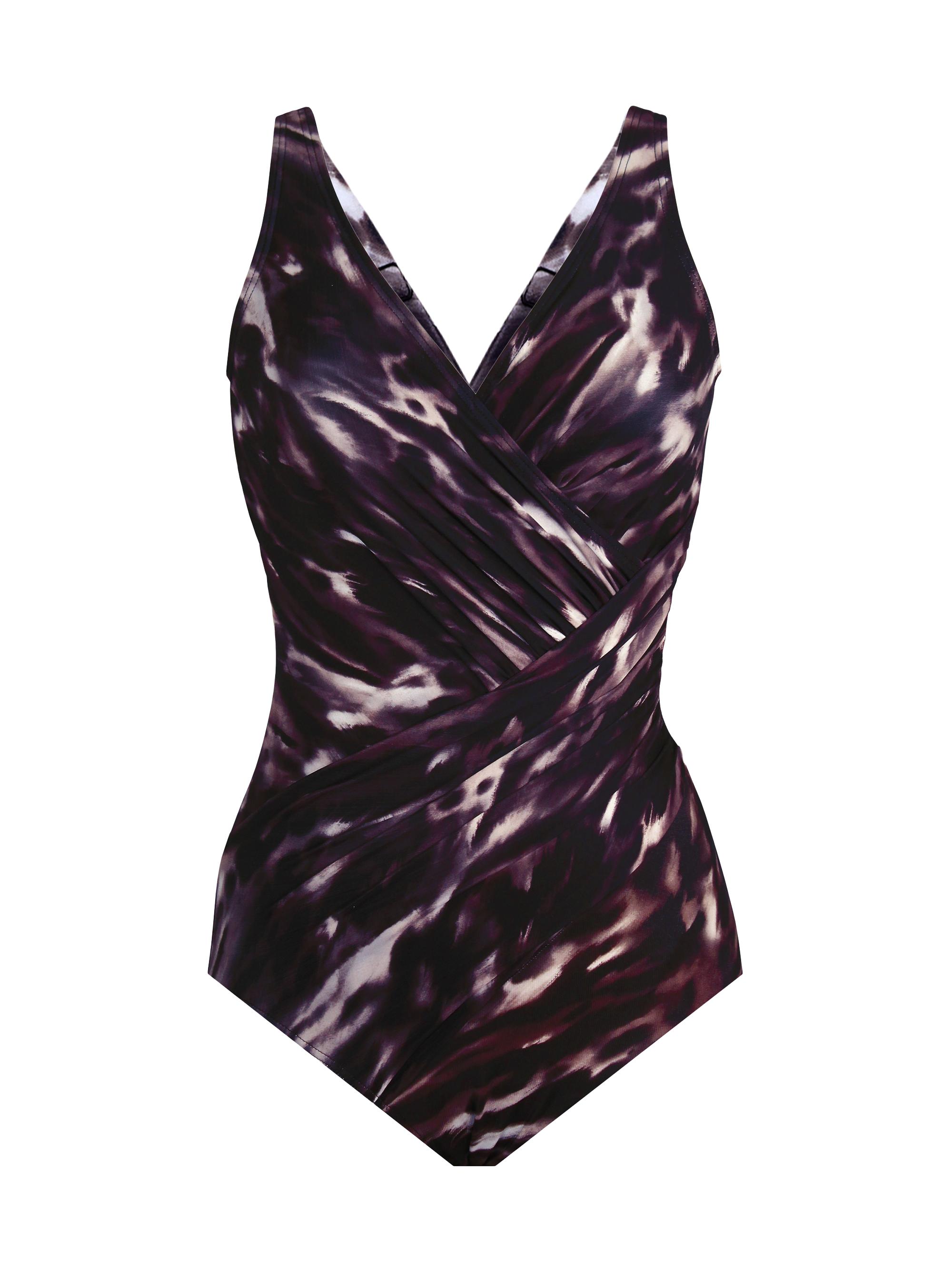 Miraclesuit Swim Women's Tempest DD-Cup One-Piece Swimsuit - Black Brown