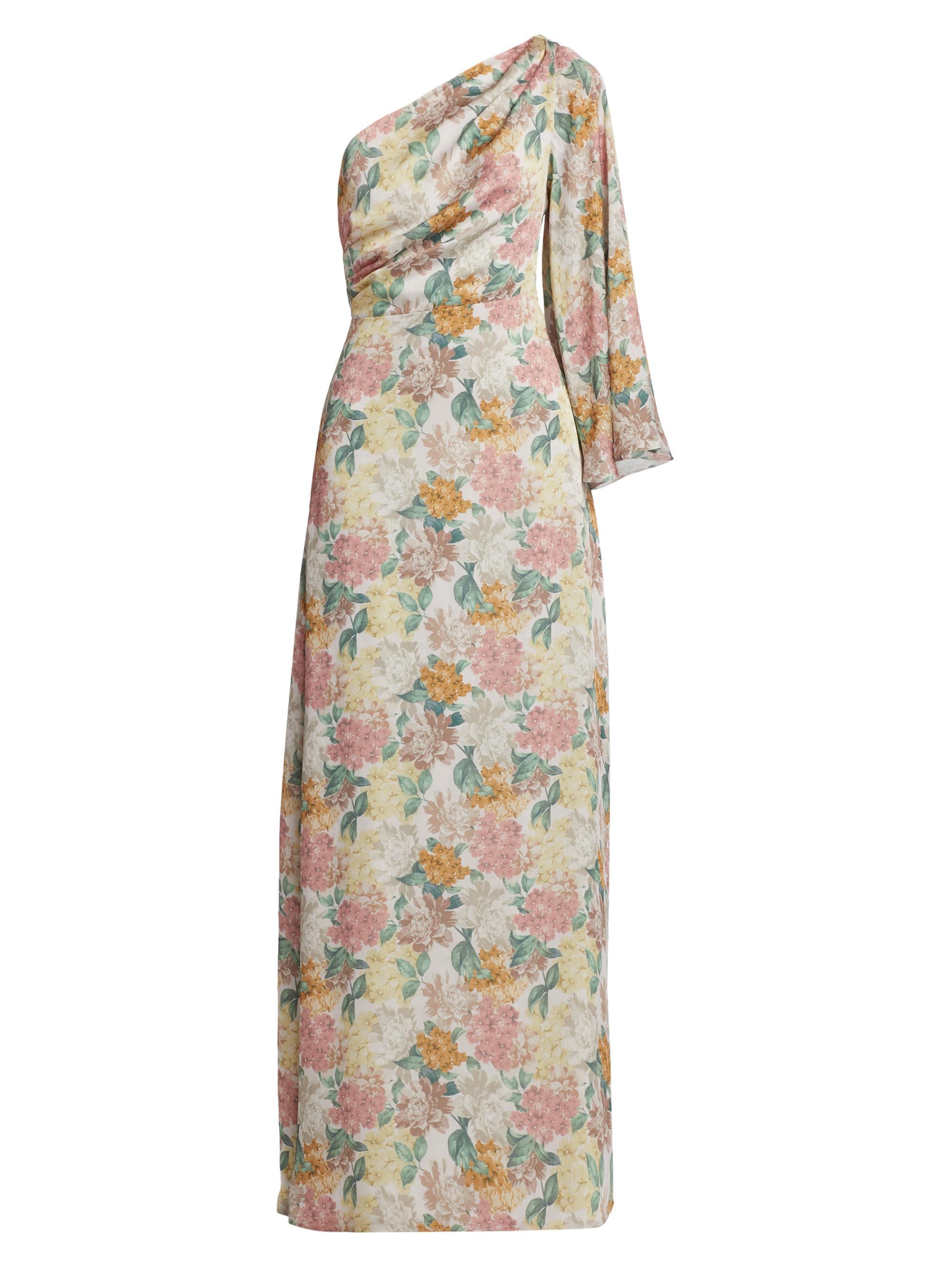 Sachin & Babi Women's Keely Floral One-Shoulder Gown - Antique Bouquet