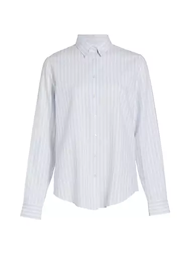 Cruise Stripe Linen-Blend Shirt