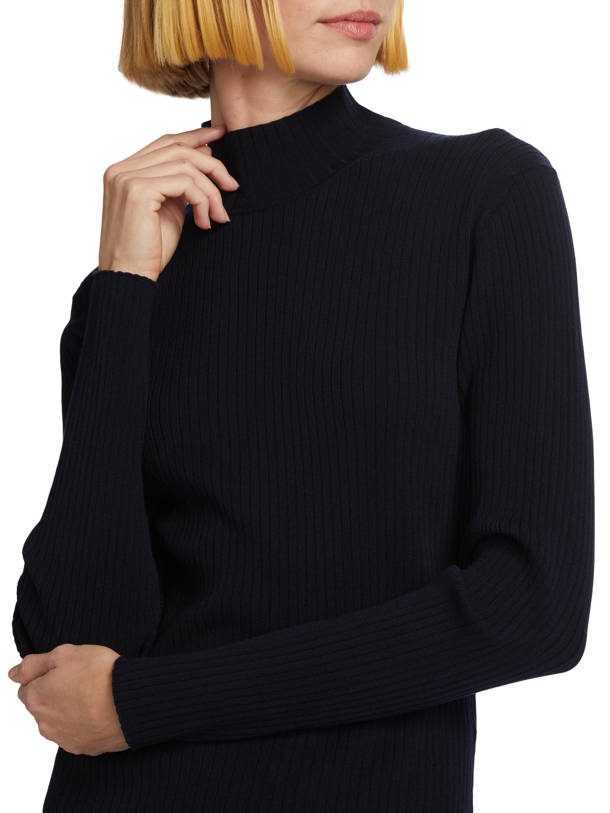 Saks Fifth Avenue Rib-Knit Mock Turtleneck Top | Saks Fifth Avenue