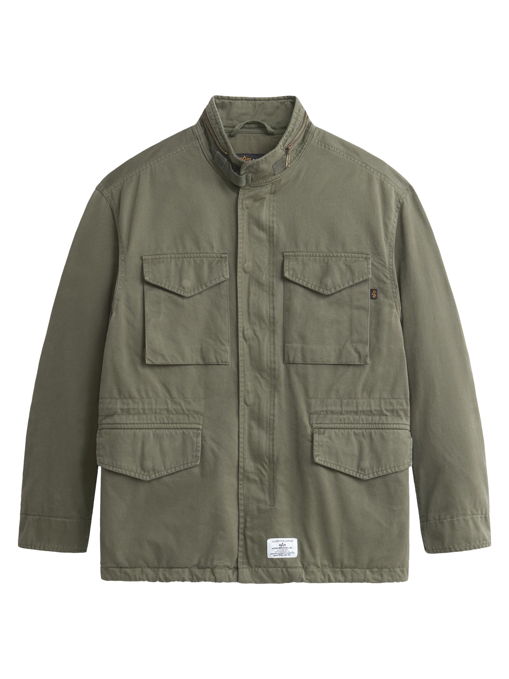 Alpha Industries Men's M-65 Cotton Field Coat - Green