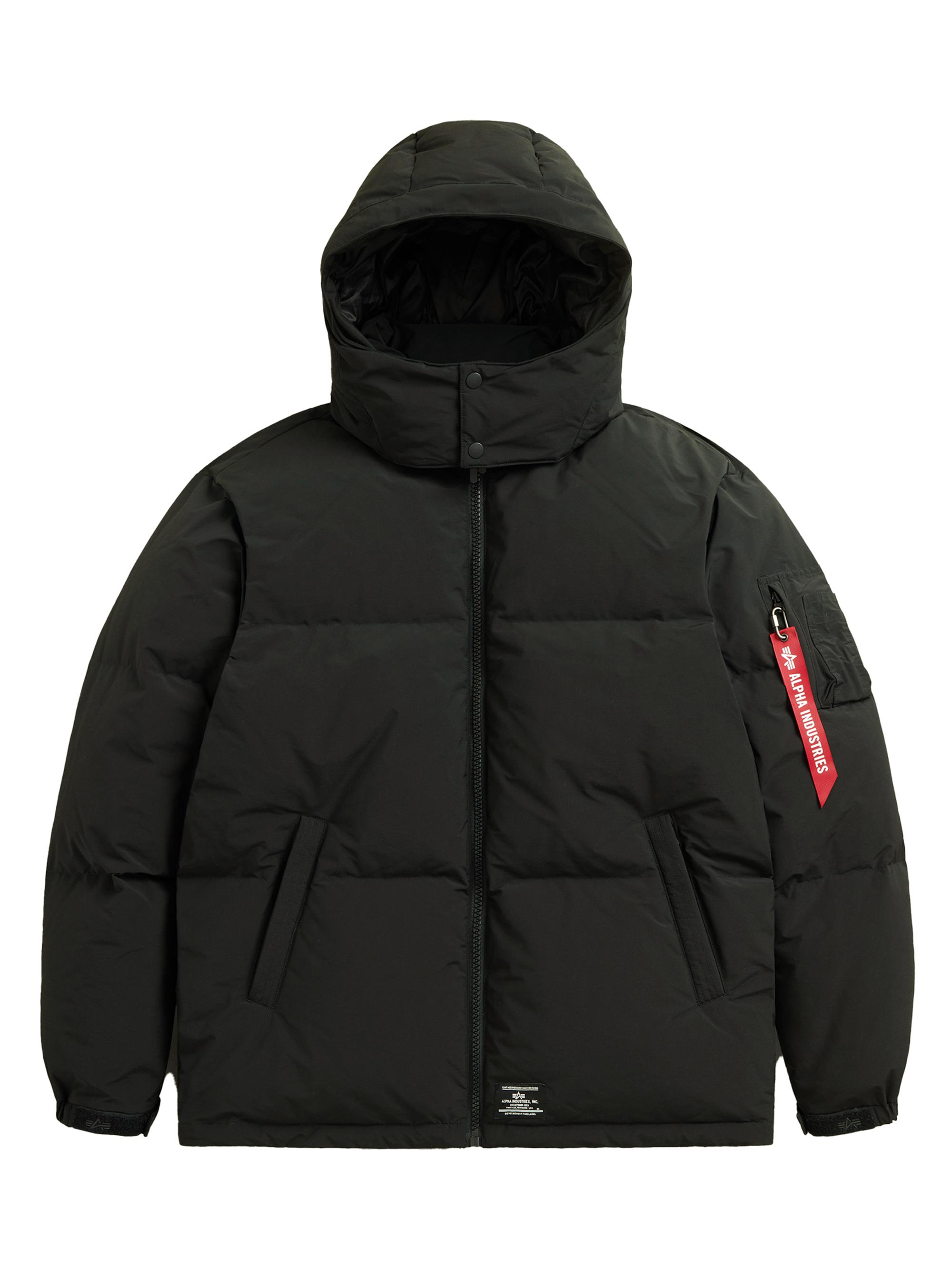 Alpha Industries Men's Puffer Parka - Black