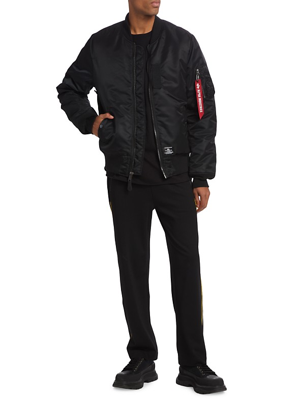 Shop Alpha Industries MA-1 Mod Flight Jacket | Saks Fifth Avenue Shop Alpha Industries MA-1 Mod Flight Jacket | Saks Fifth Avenue