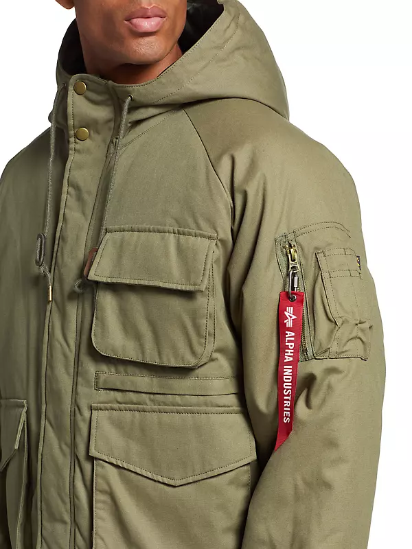Shop Alpha Industries MA-1 Jacket Saks Cotton | Mod Hunting Avenue Fifth