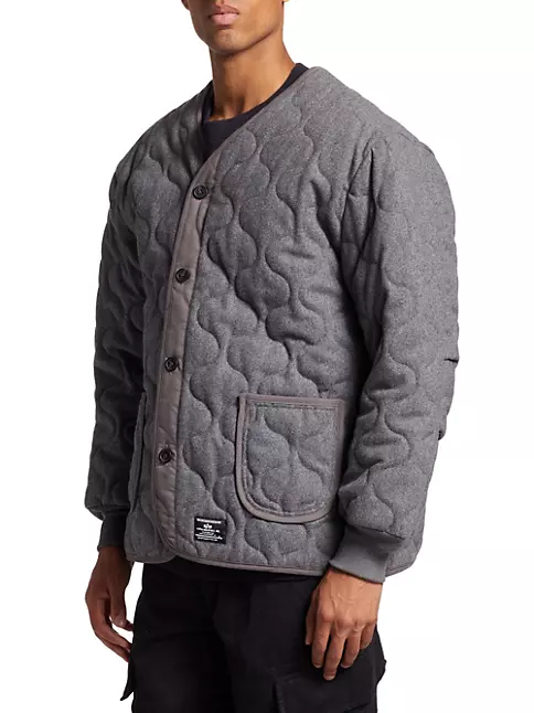 Jacket | Industries Avenue Quilted Shop Saks Alpha Fifth Bomber ALS/92 Liner Wool