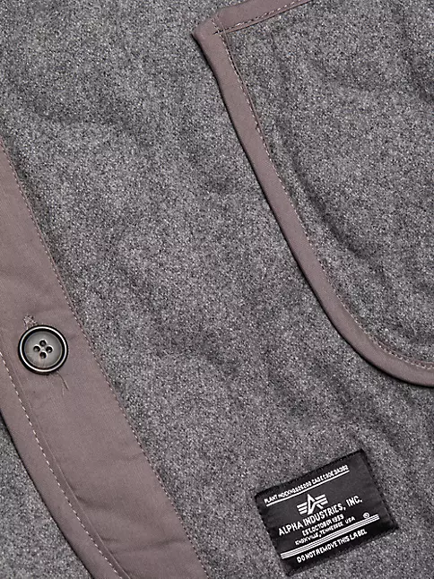 Shop Alpha Industries ALS/92 Liner Quilted Wool Bomber Jacket | Saks Fifth  Avenue