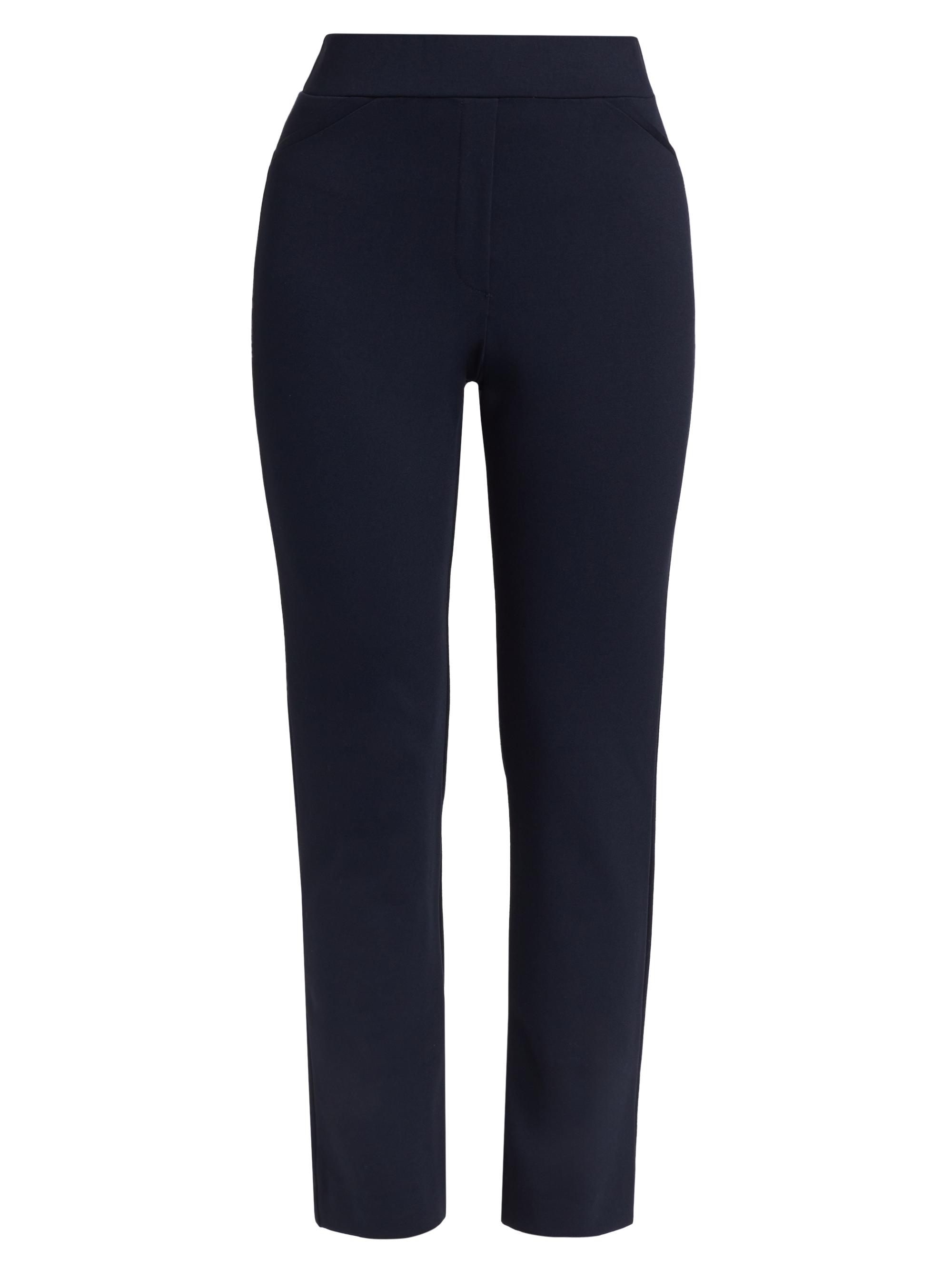 Saks Fifth Avenue Women's COLLECTION Ponte Slim-Fit Pants - Deep Navy