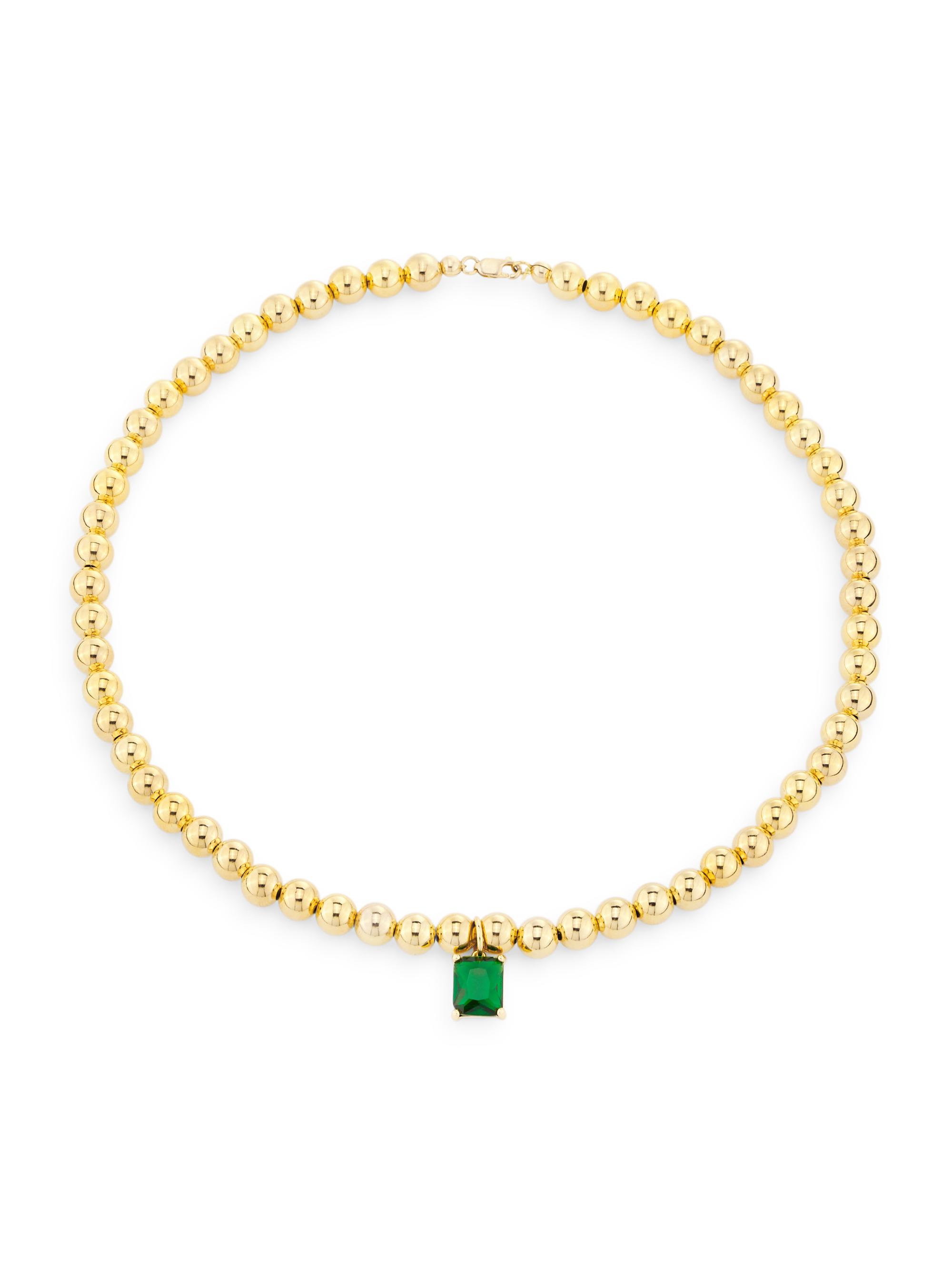 Alexa Leigh Women's Celeste Ball 14K Gold-Filled & Crystal Necklace - Gold