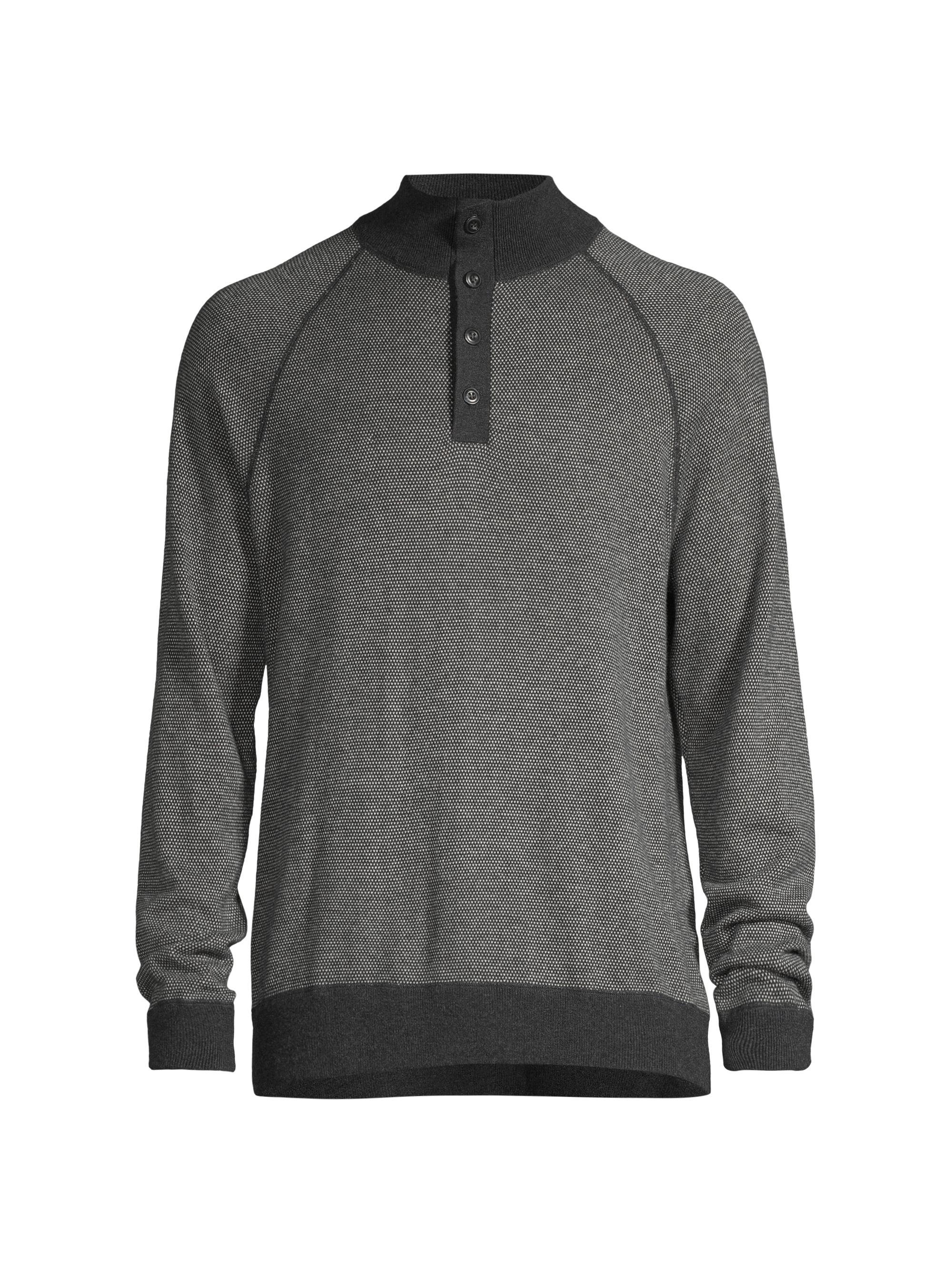 SOPH× Barbour Barbour Quarter-Zip Cotton Sweater | Saks Fifth Avenue