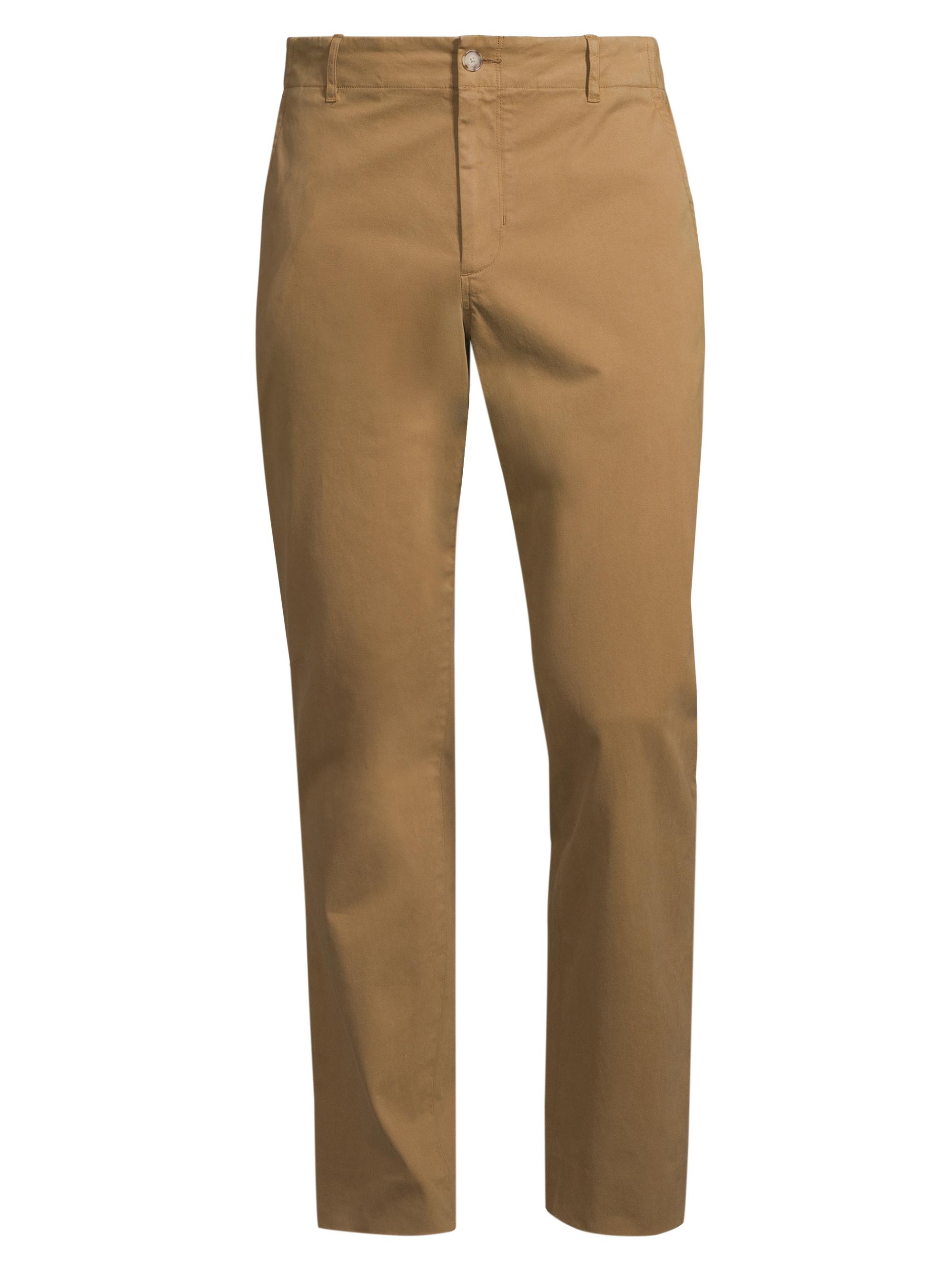 Vince Men's Owen Twill Garment-Dyed Pants - Washed Dark Taupe Sand
