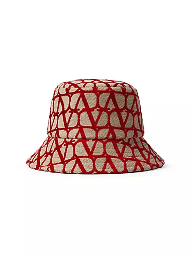 V-Logo Monogram Canvas Bucket Hat