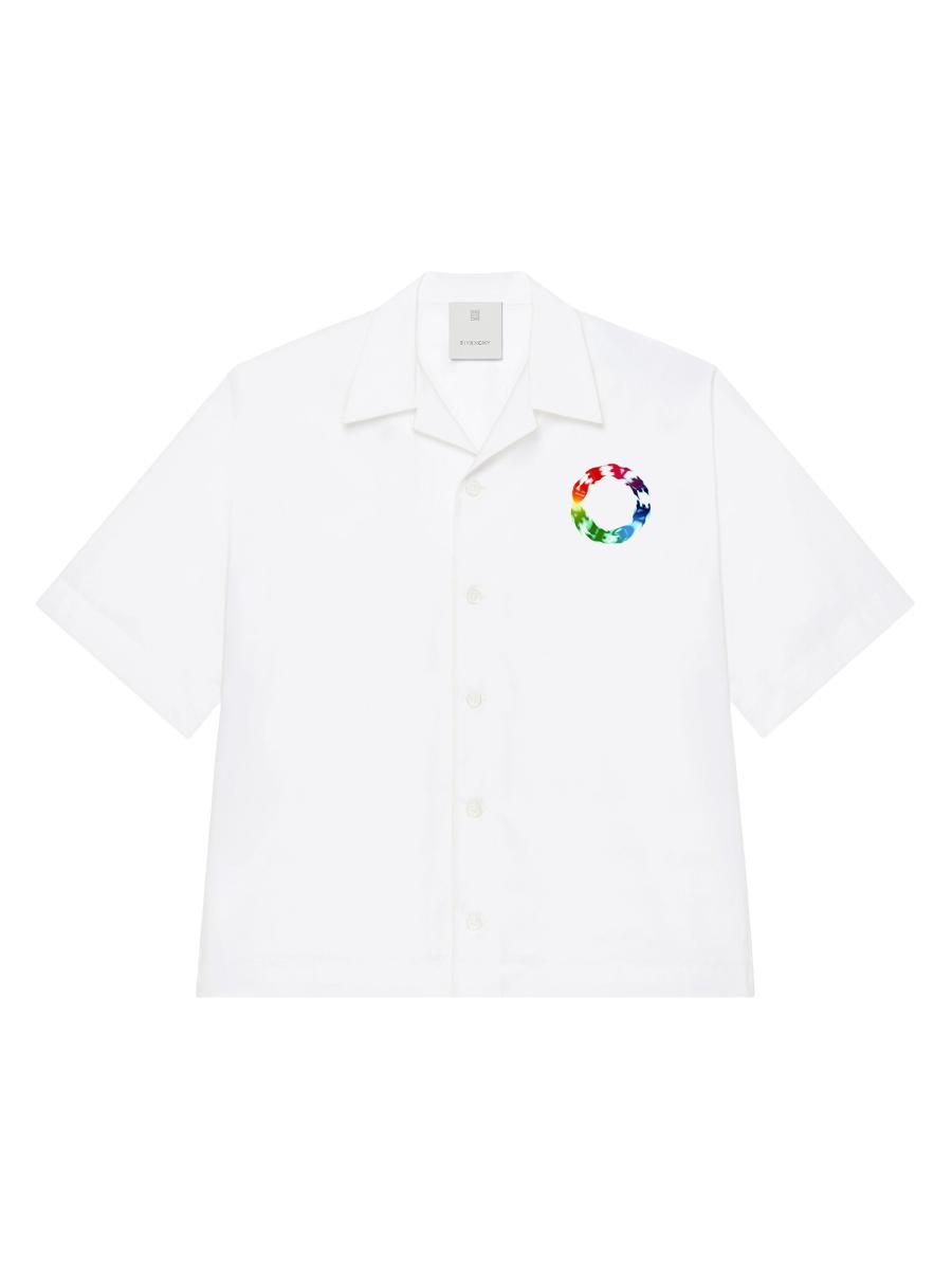Givenchy Hawaiian Shirt In Poplin | Saks Fifth Avenue