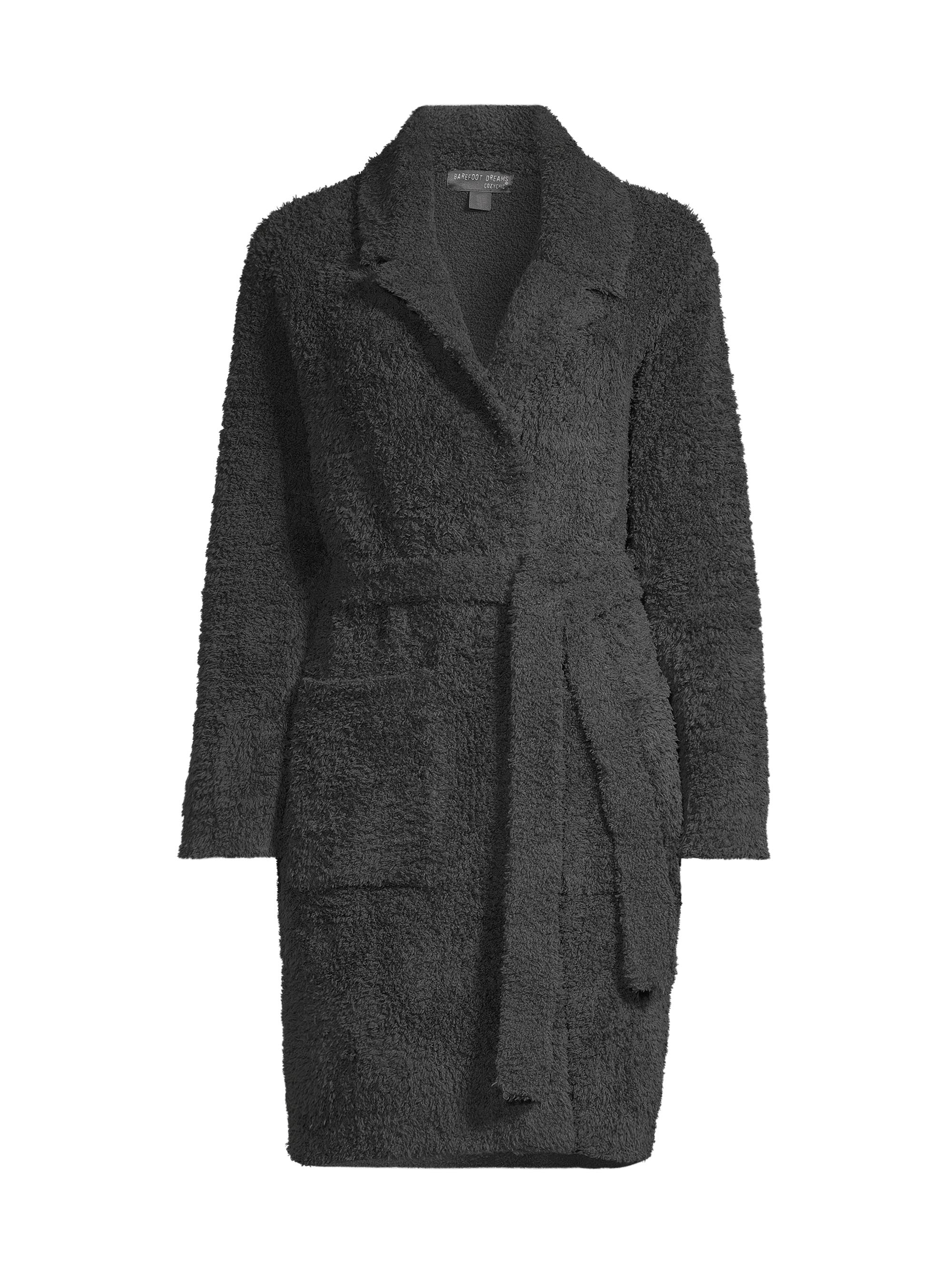 Barefoot Dreams Women's CozyChic Teddy Coatigan - Carbon