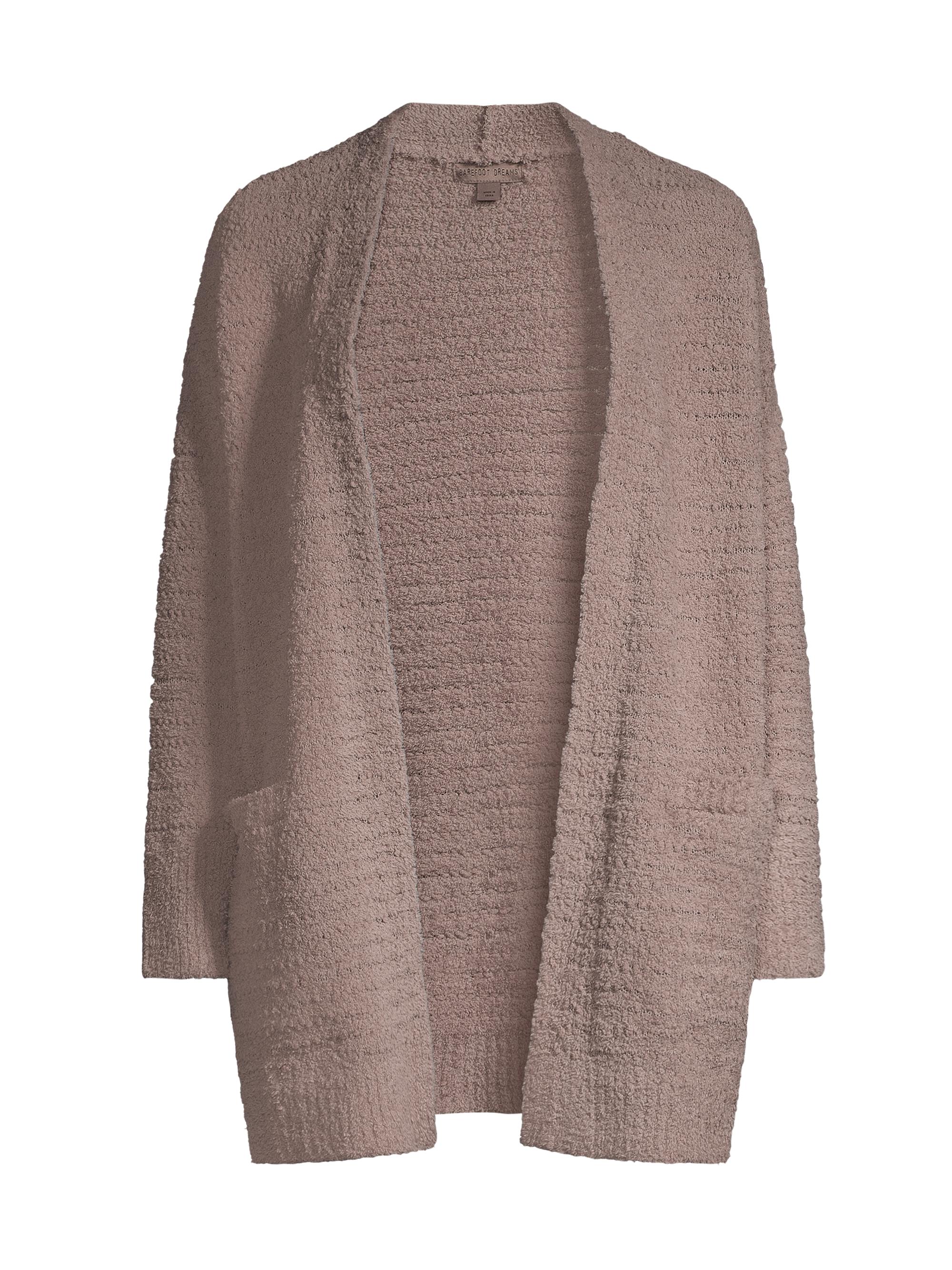 Barefoot Dreams Women's CozyChic Bouclé Cardigan - Deep Taupe
