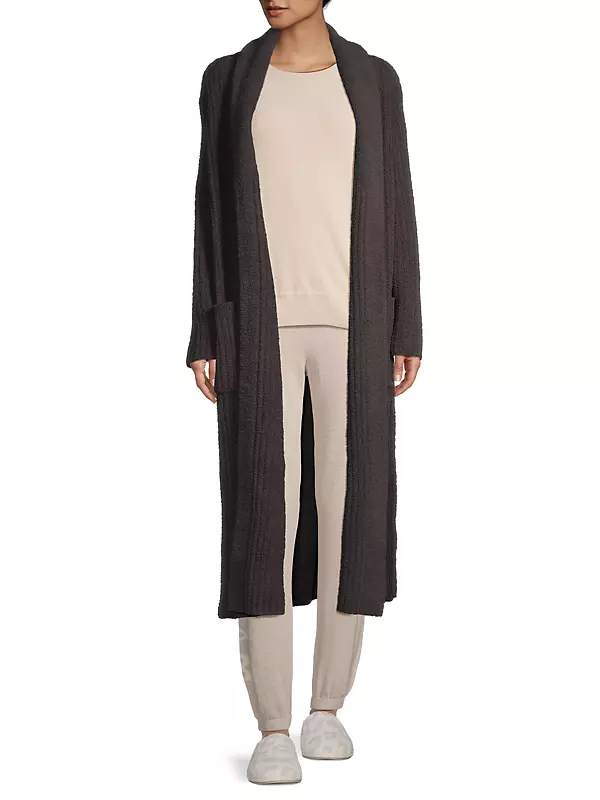 Barefoot Dreams Eco Cozychic Ribbed Robe CARBON - Breeze