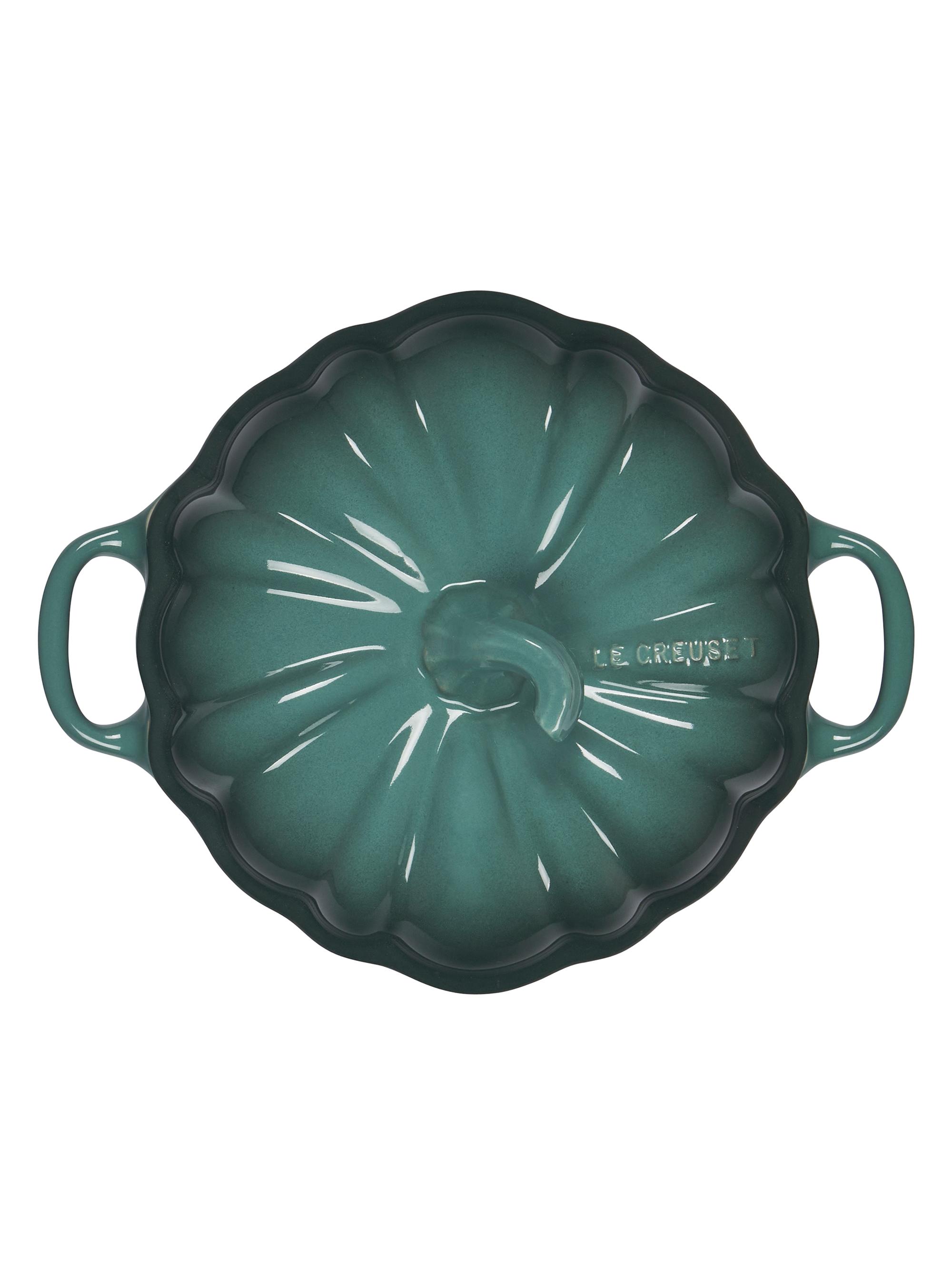 Le Creuset Stoneware Figural Pumpkin Petite Cocotte - Thumbnail 4