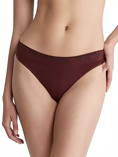 Calvin Klein Pure Seamless Bikini Qd3545 Panty Underwear Purple