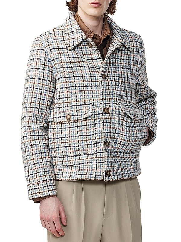 Shop NN07 Julius 8005 Wool-Blend Shirt Jacket | Saks Fifth Shop NN07 Julius 8005 Wool-Blend Shirt Jacket | Saks Fifth