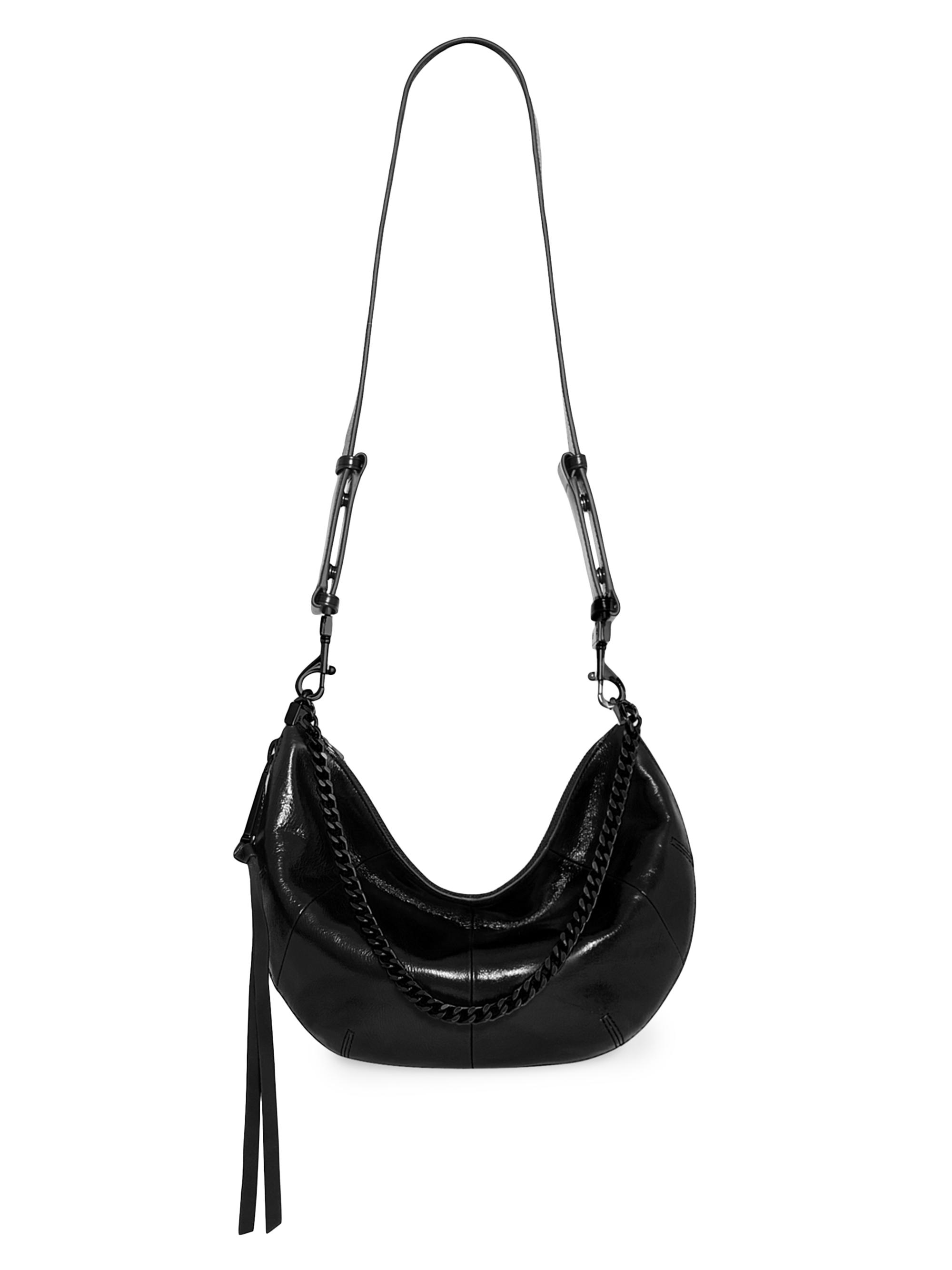 Rebecca Minkoff Women's Zip-Around Leather Crossbody Bag - Black