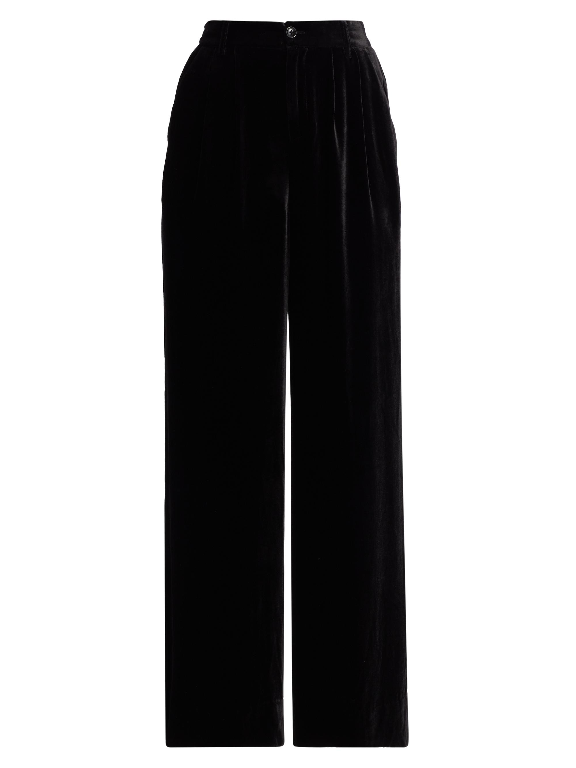 Cami NYC Women's Rylie Velvet Wide-Leg Pants - Deep Sea
