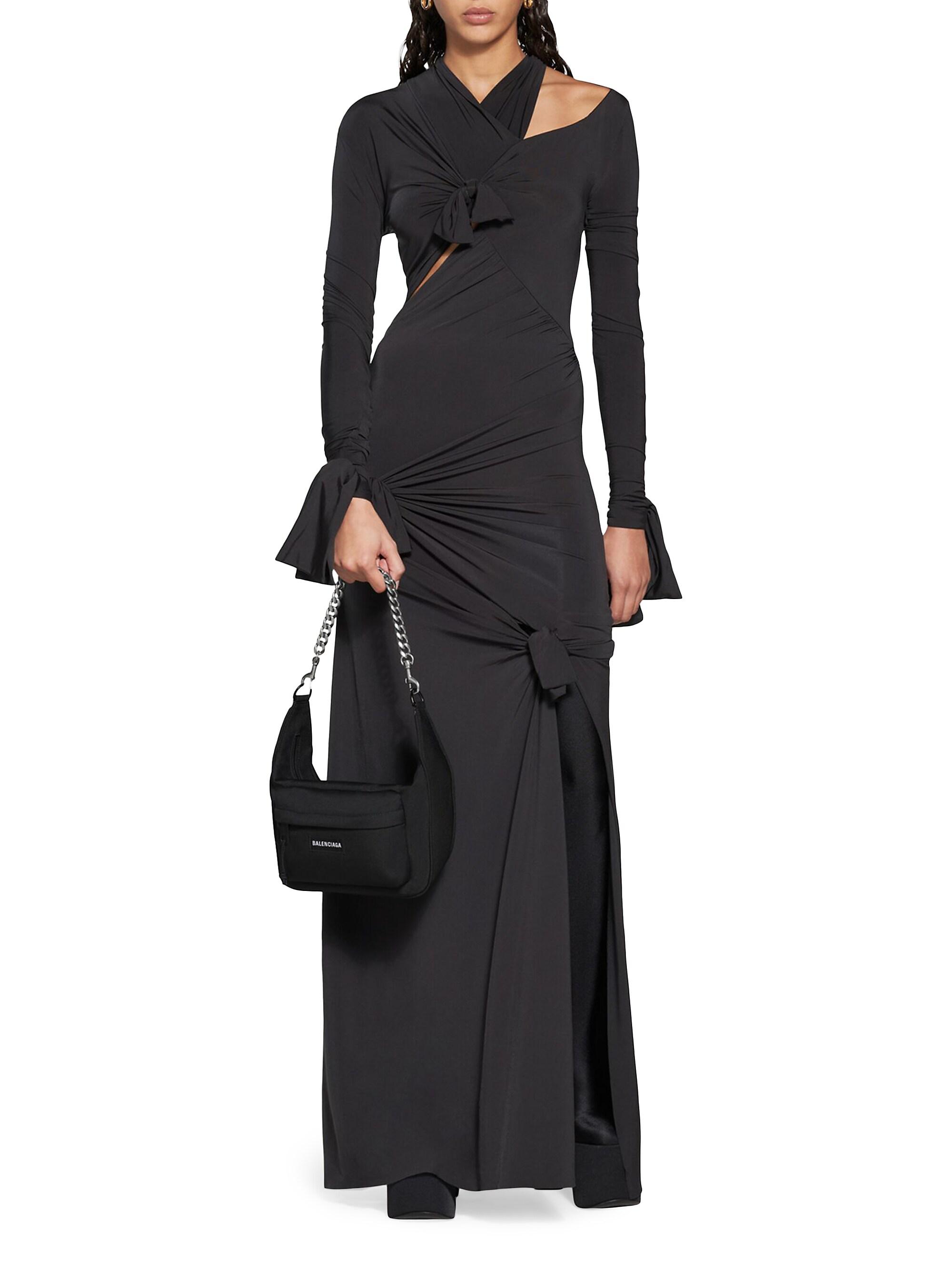 BALENCIAGA ブラック キュロット Balenciaga Raver Medium Shoulder Bag With Chain | Saks Fifth