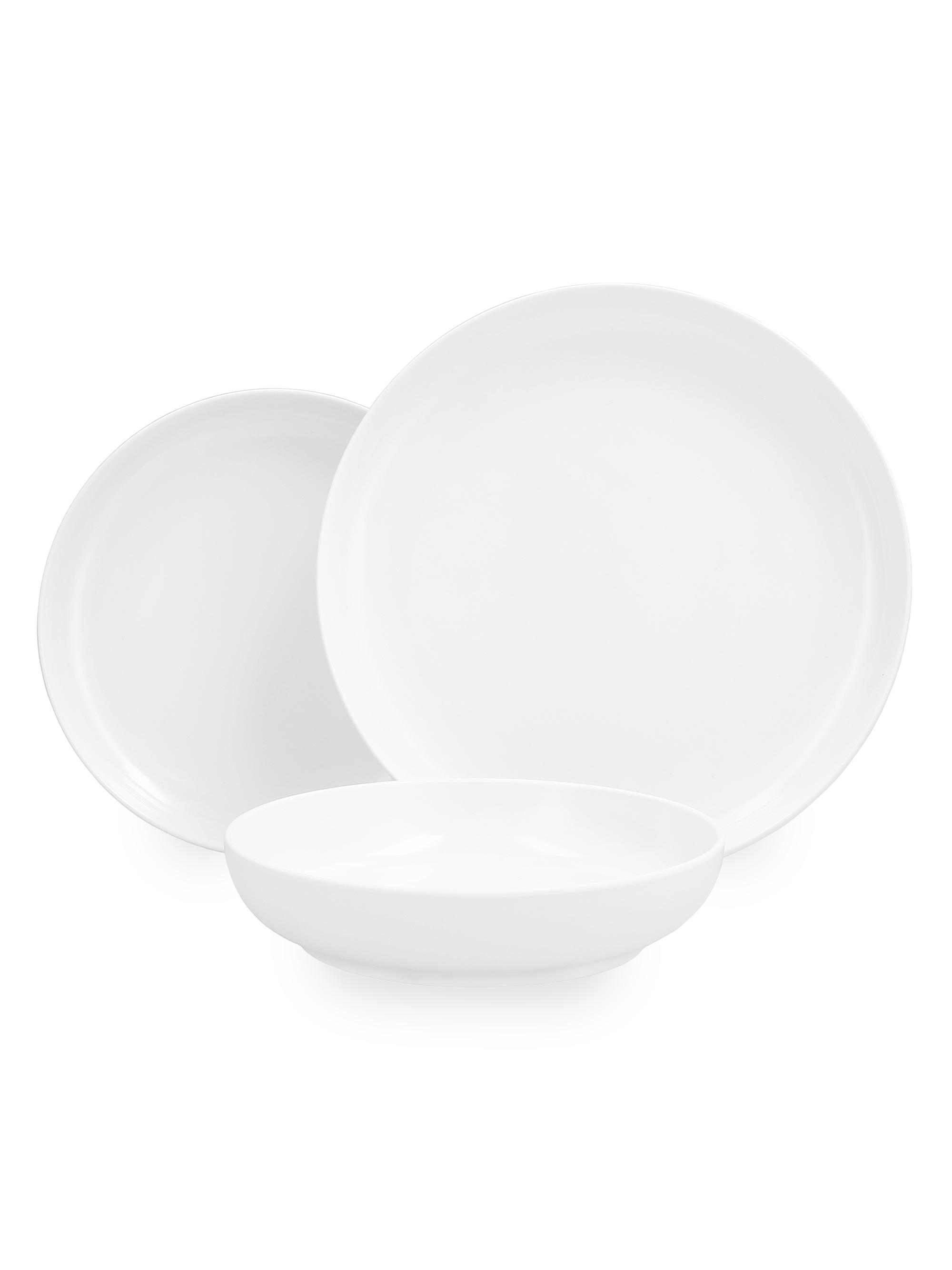 Fortessa Cooper Outdoor 12-Piece Dinnerware Set - White