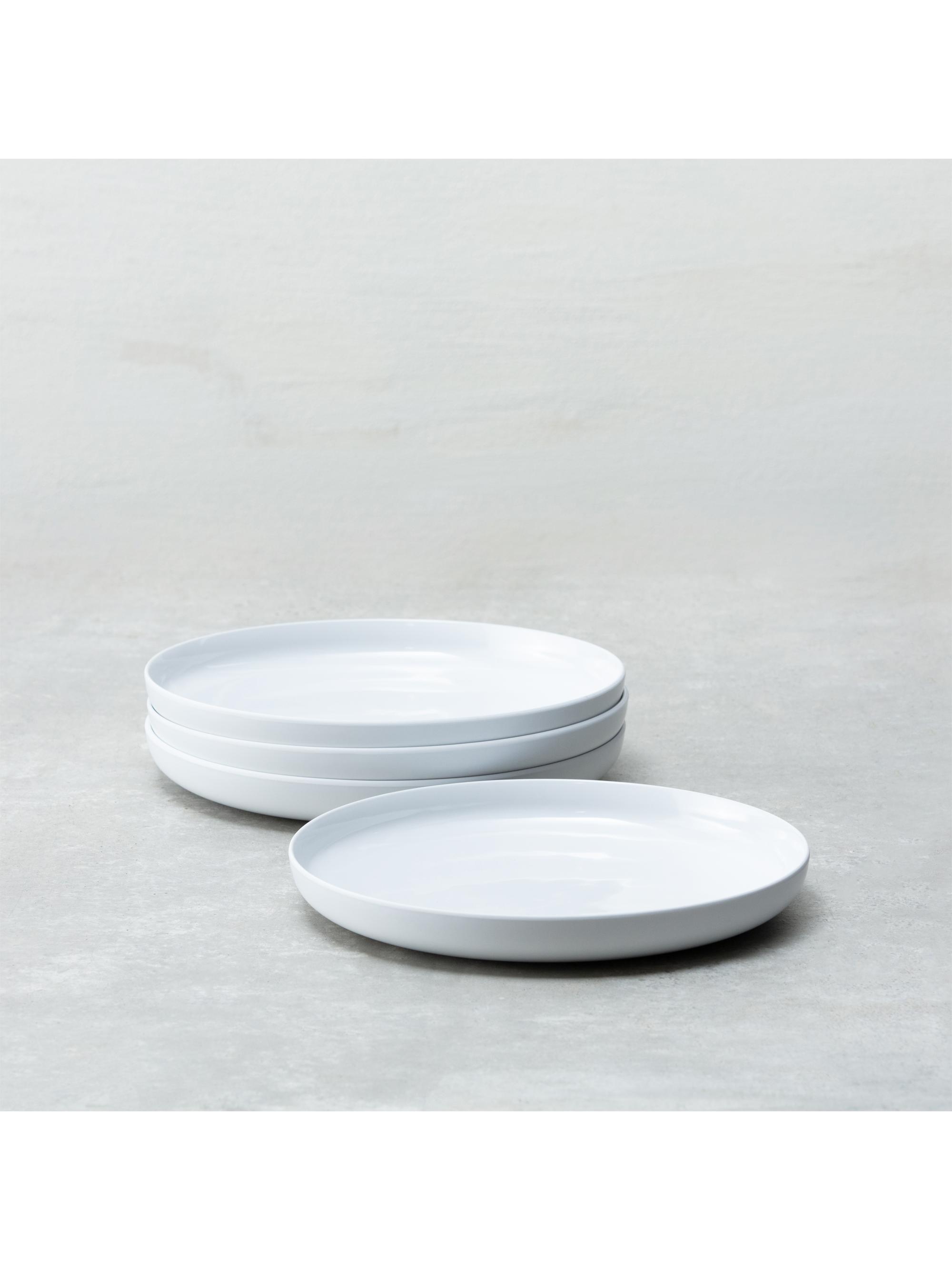Fortessa Cooper Outdoor 4-Piece Dinner Plate Set - White