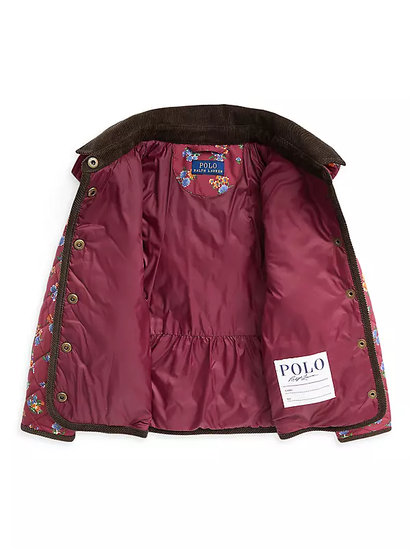 Shop Polo Ralph Lauren Little Girl's & Girl's Audrey Floral Jacket 