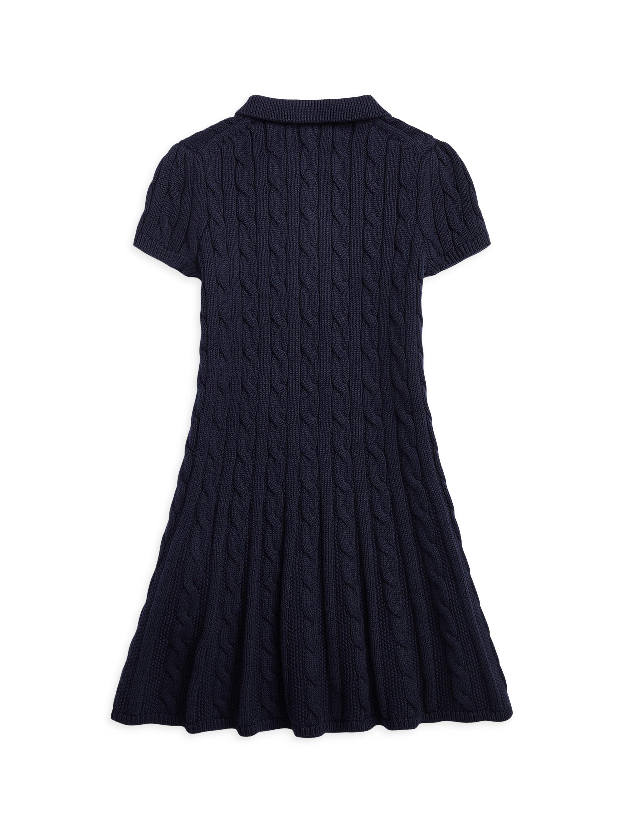 knit dress with bow Preppy Chic Dresses | Creme Pleated Sweater Dress main image 0