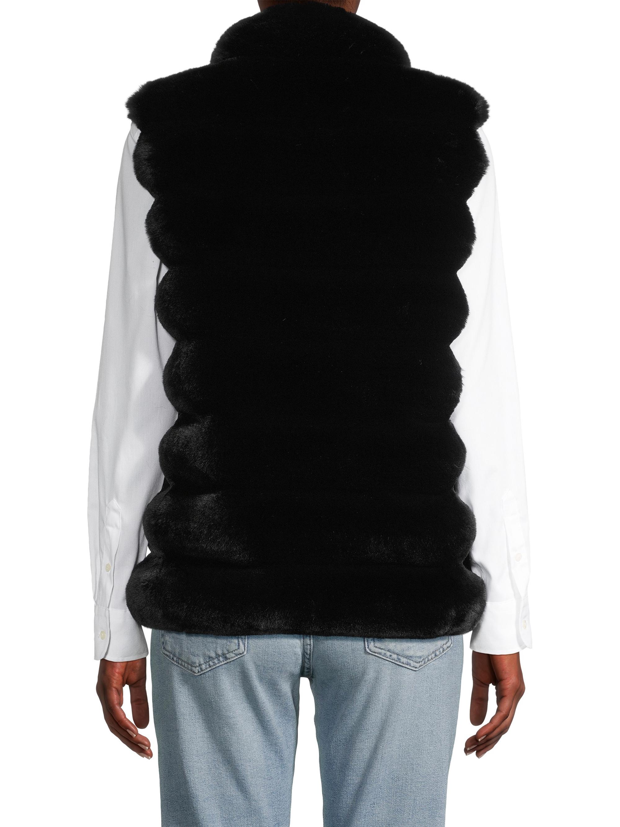 Jocelyn Plush Reversible Faux Fur Vest | Saks Fifth Avenue
