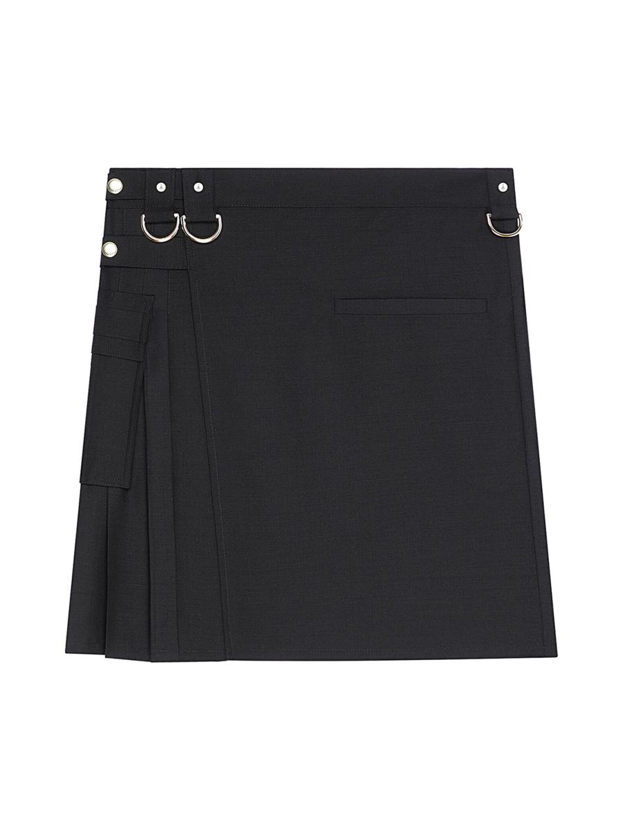 【送料&関税込】Givenchy Black Wool Blend Skirt Givenchy Kilt Skirt In Wool And Mohair | Saks Fifth Avenue