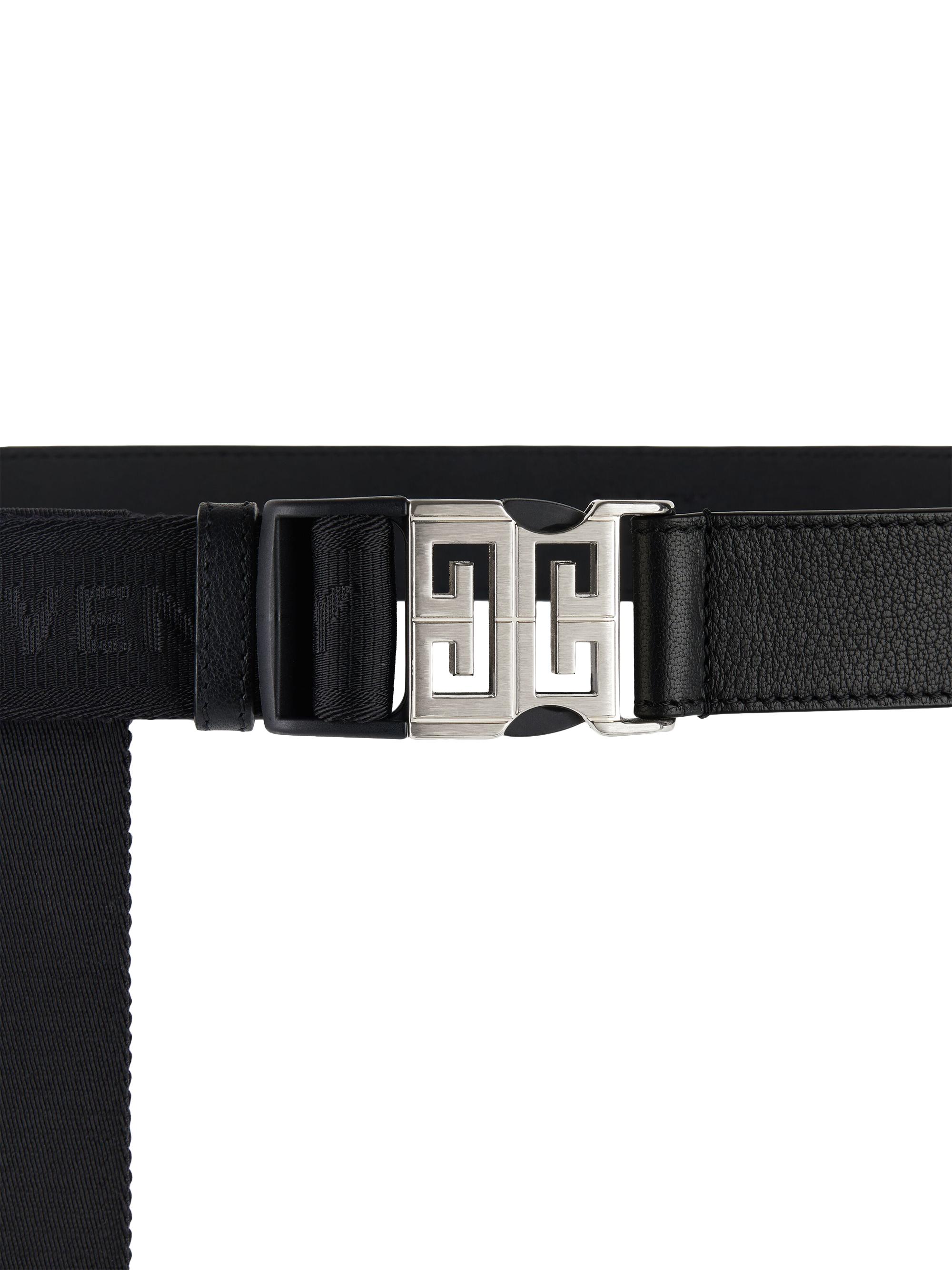Givenchy 4G Release Buckle Belt In Leather And Webbing | Saks
