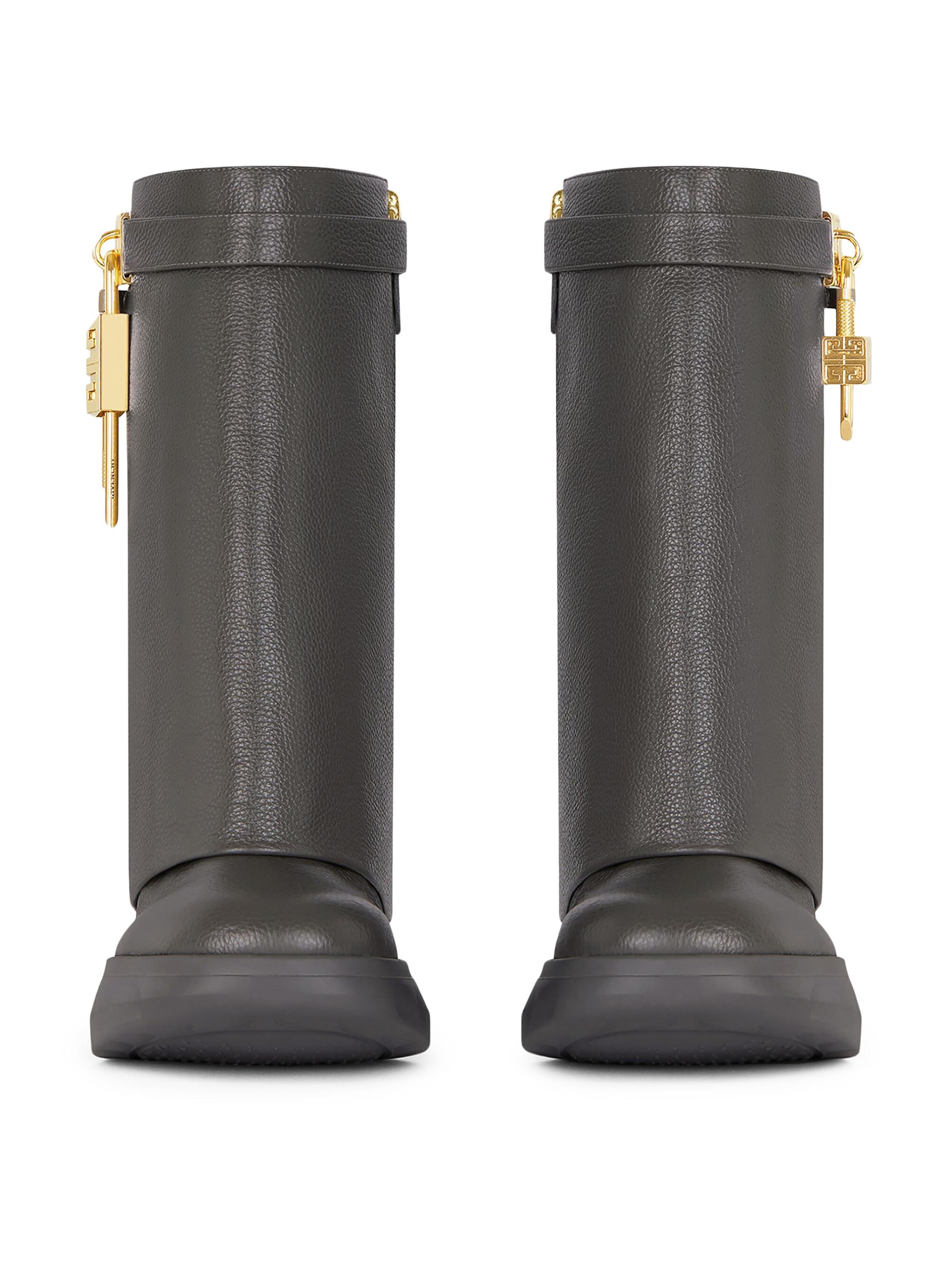 Givenchy | Black | Women's Shark Lock Biker Low Heel Ankle B_